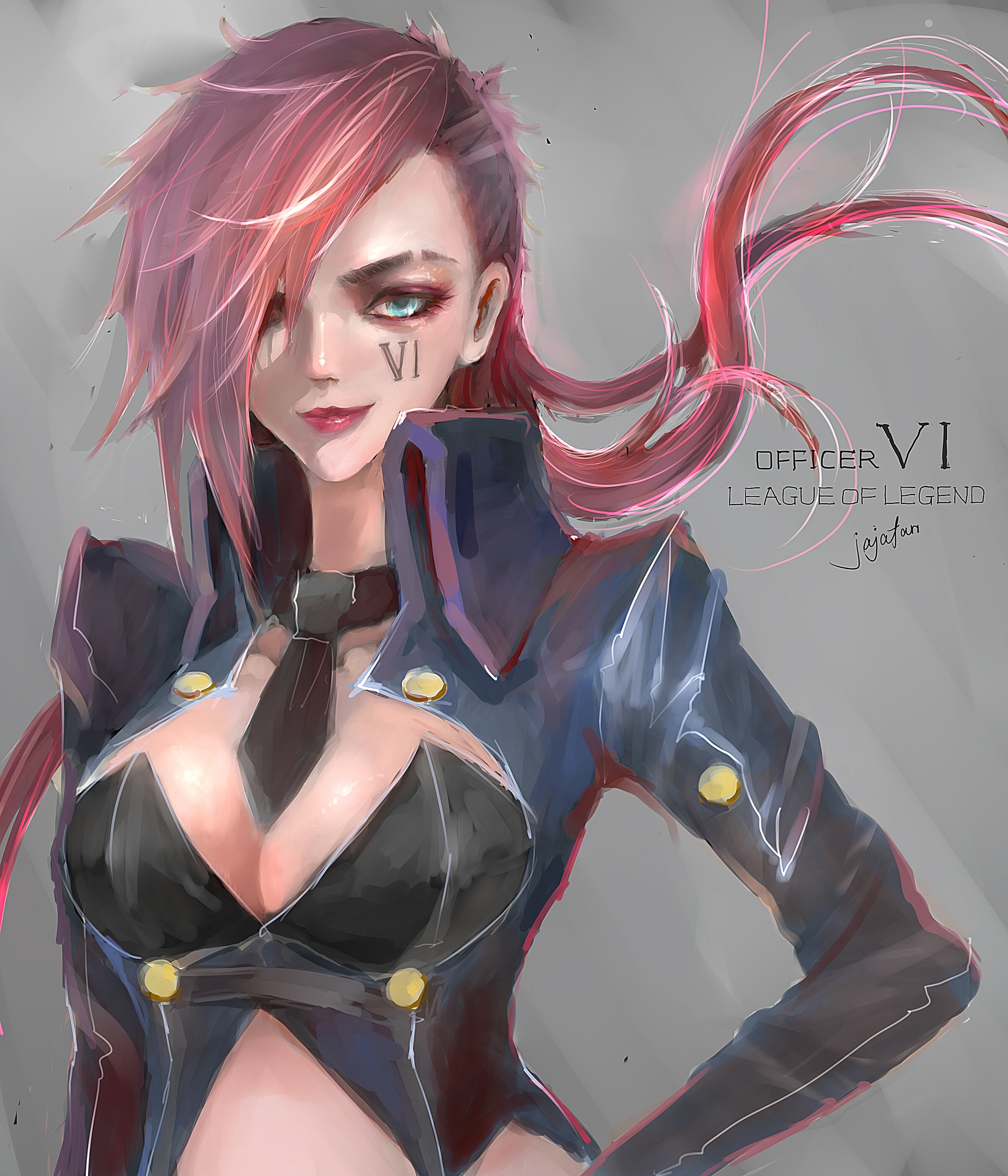 Officer Vi from League of Legends HD Wallpaper