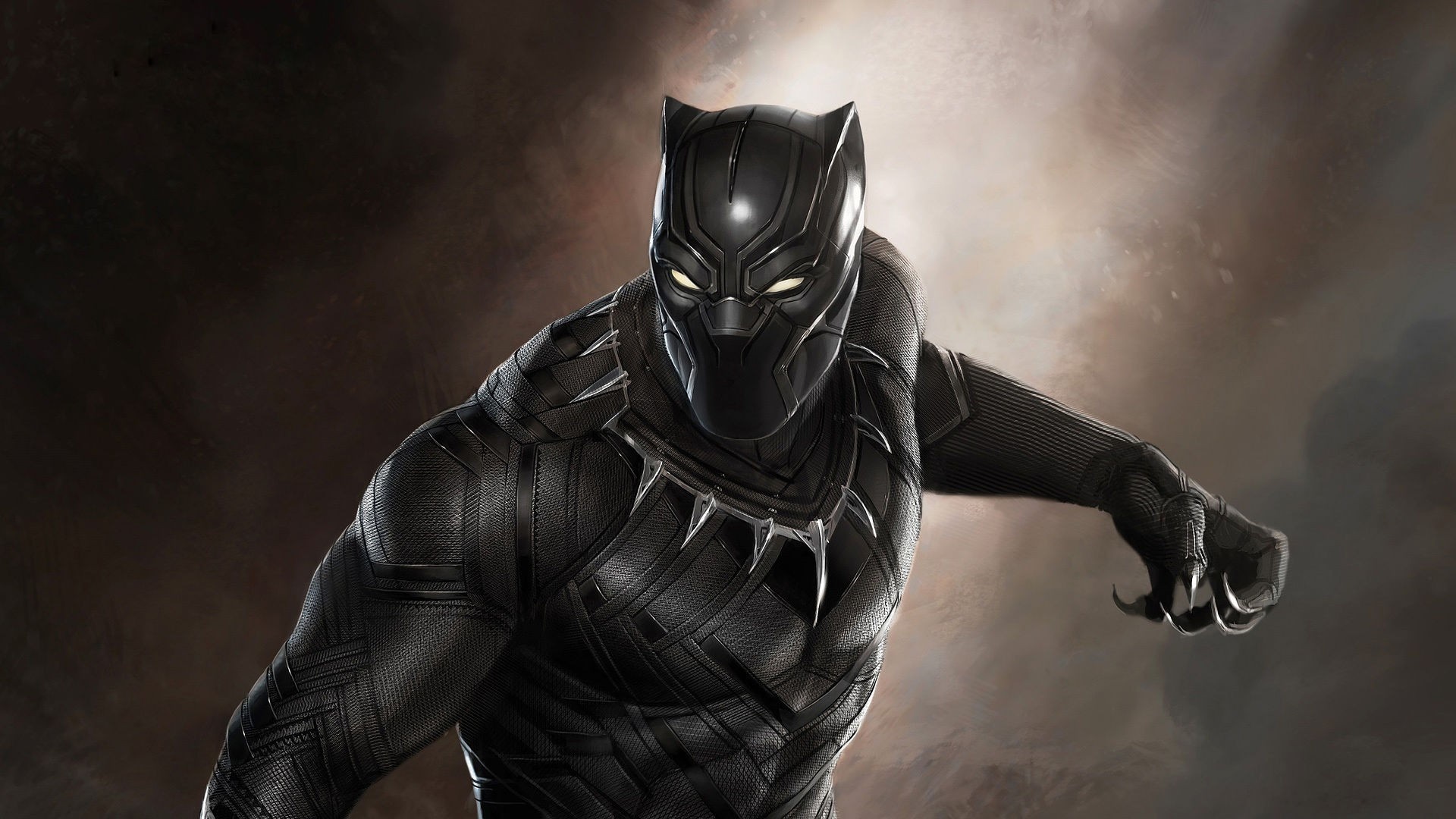 Black Panther from Marvel Cinematic Universe HD Wallpaper