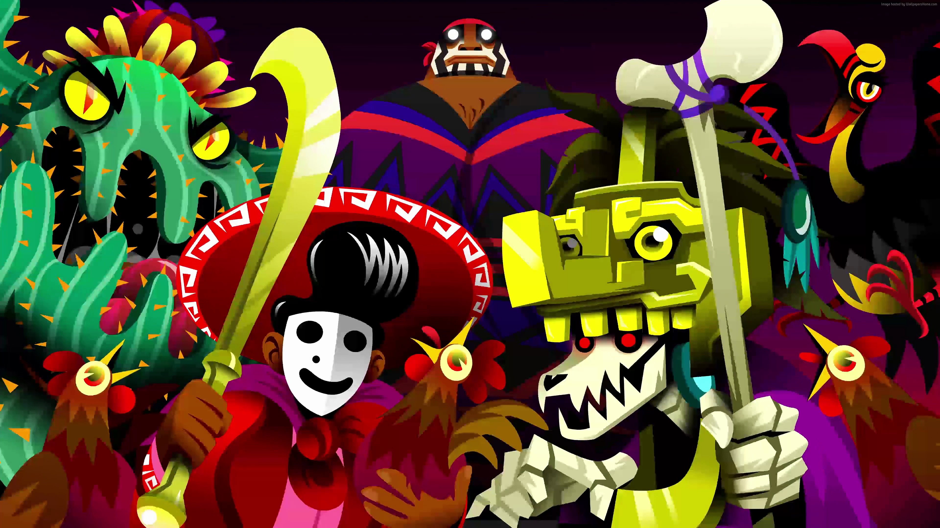 Guacamelee 2 screenshot HD Wallpaper