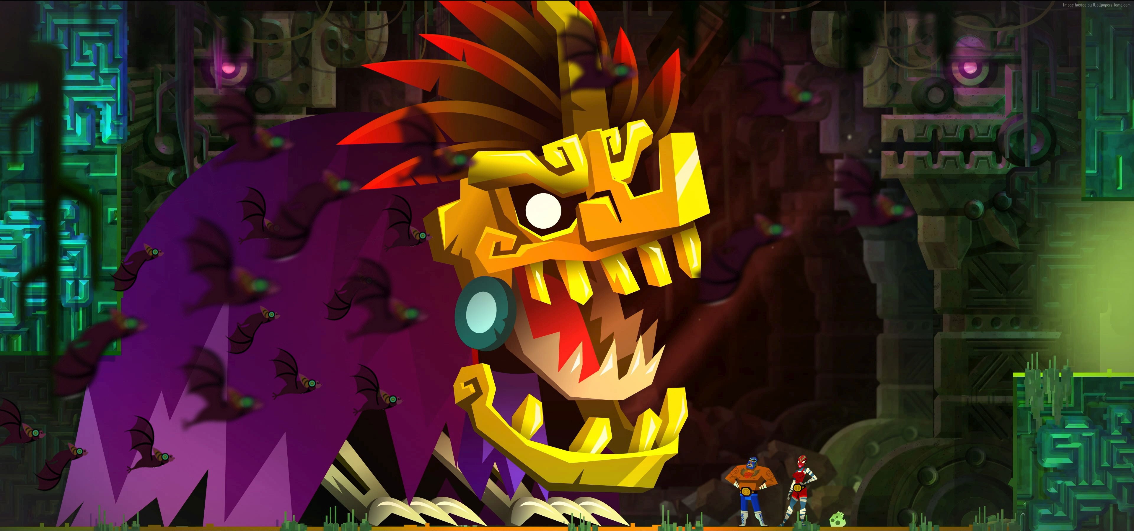 Guacamelee 2 4K screenshot HD Wallpaper