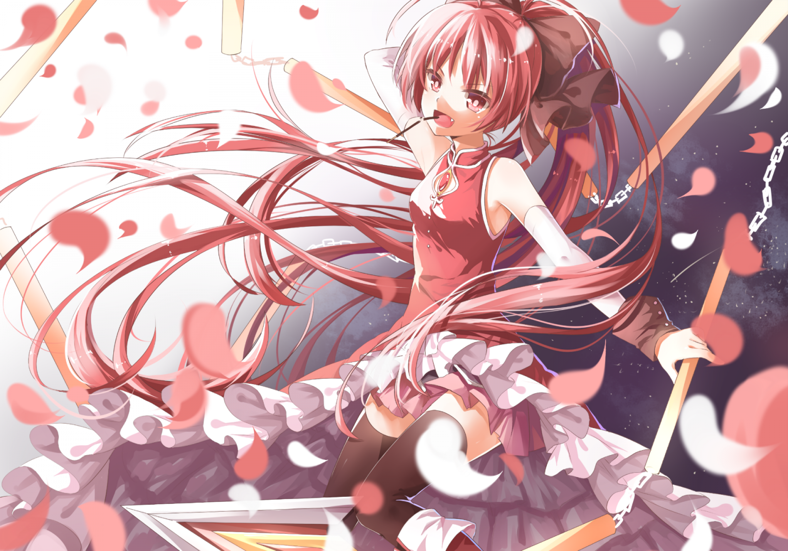 Kyoko Sakura from Puella Magi Madoka Magica HD Wallpaper