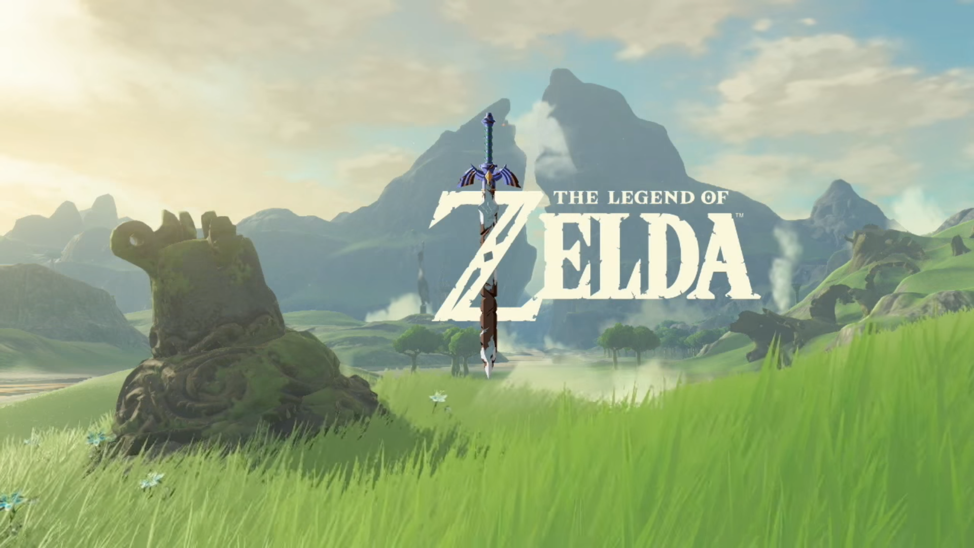 The Legend of Zelda: Breath of the Wild title screen HD Wallpaper