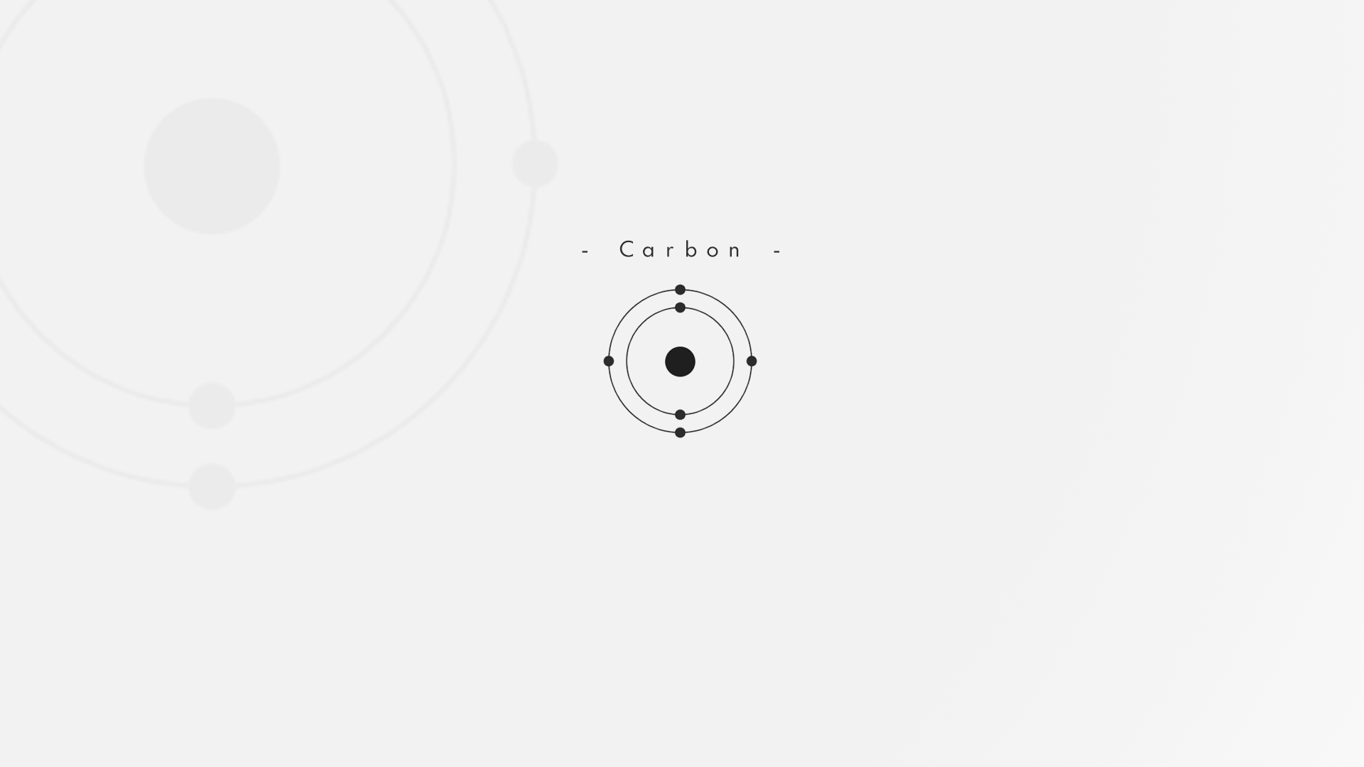 Carbon atom diagram HD Wallpaper