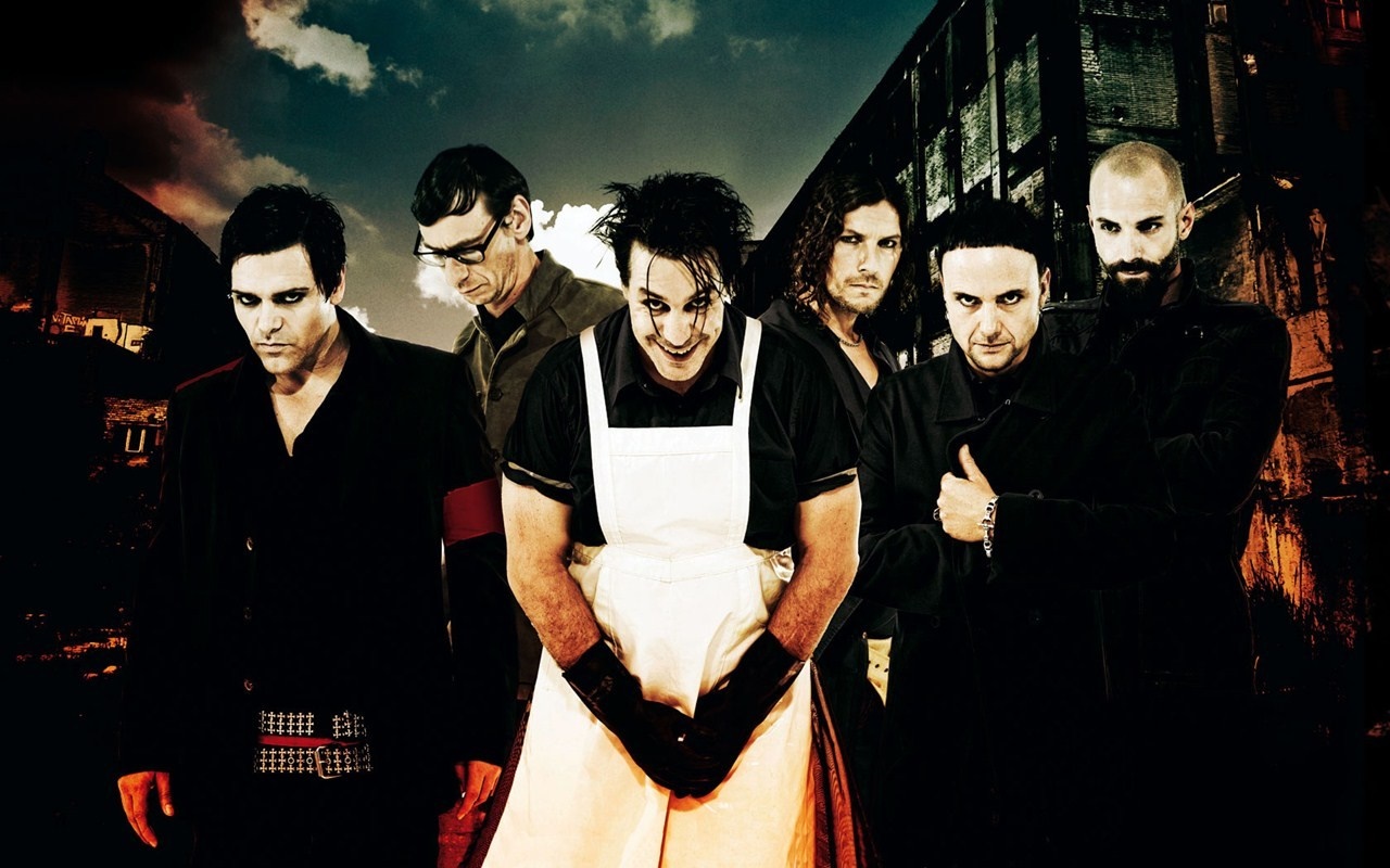 Rammstein band members posing for a photo HD Wallpaper