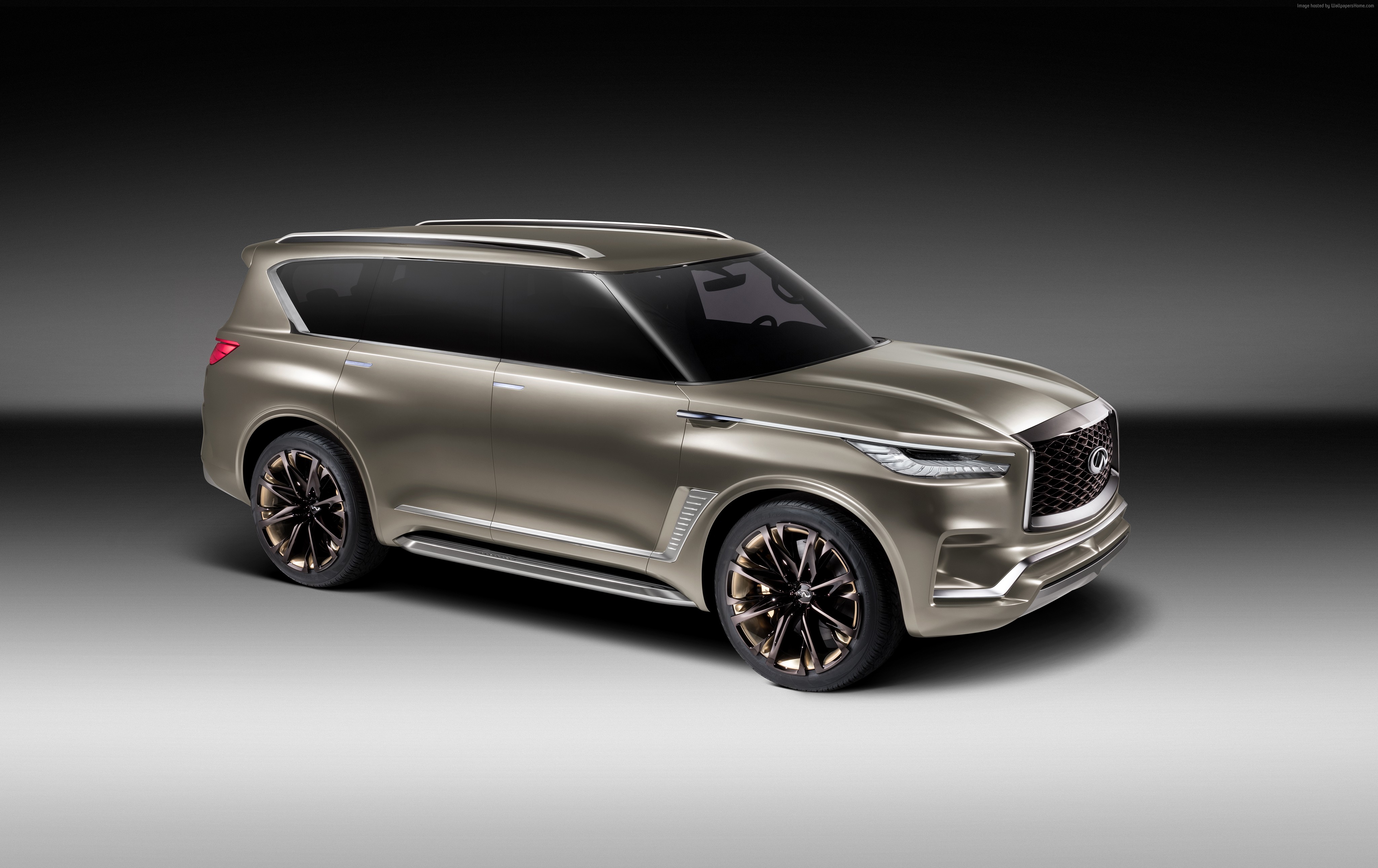 Infiniti QX80 Monograph concept SUV 2018 HD Wallpaper