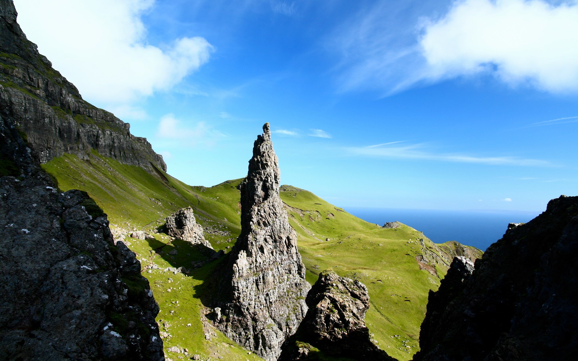 The Old Man of Storr, Isle of Skye, Scotland HD Wallpaper