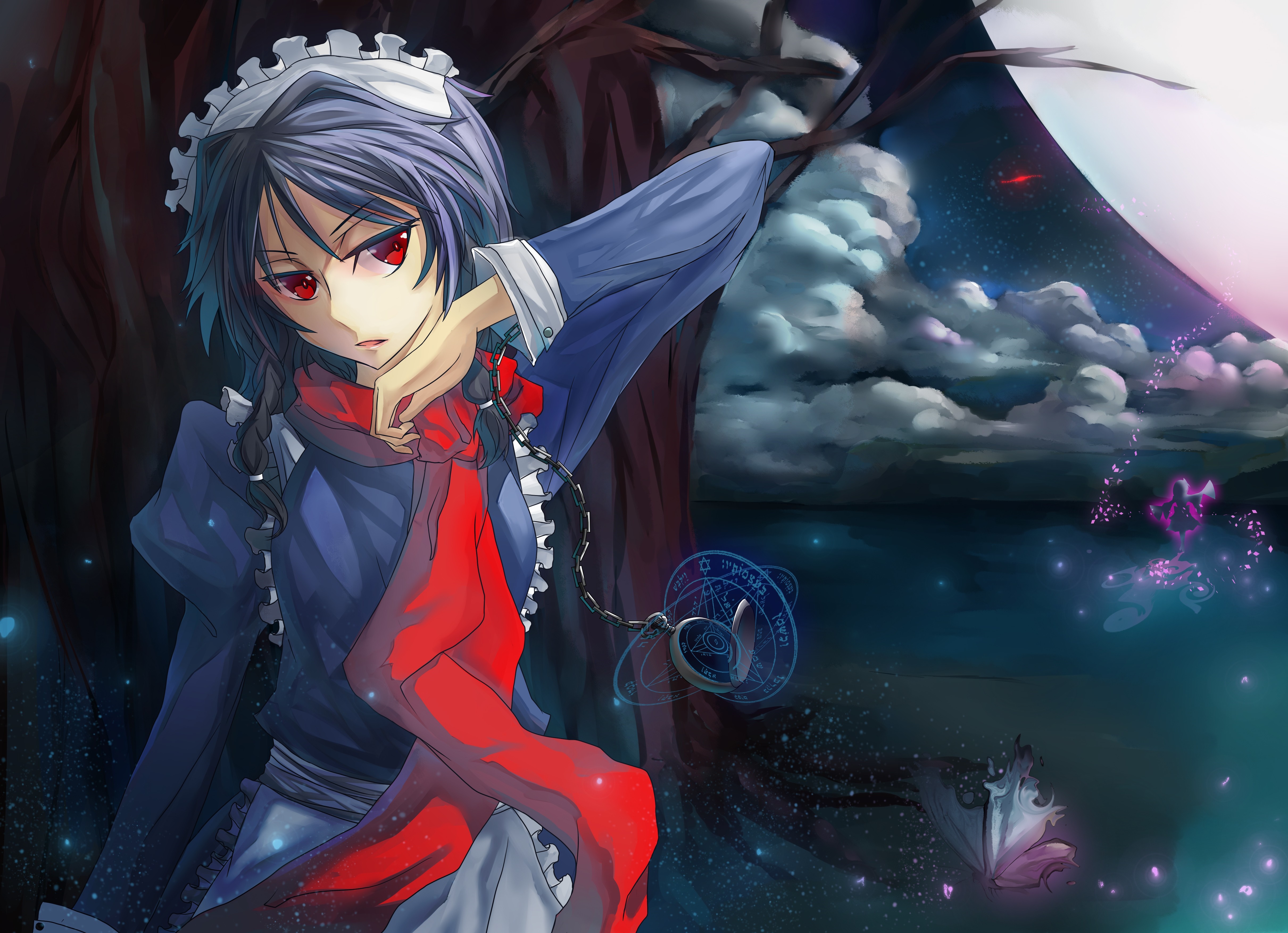 Izayoi Sakuya from Touhou Project HD Wallpaper