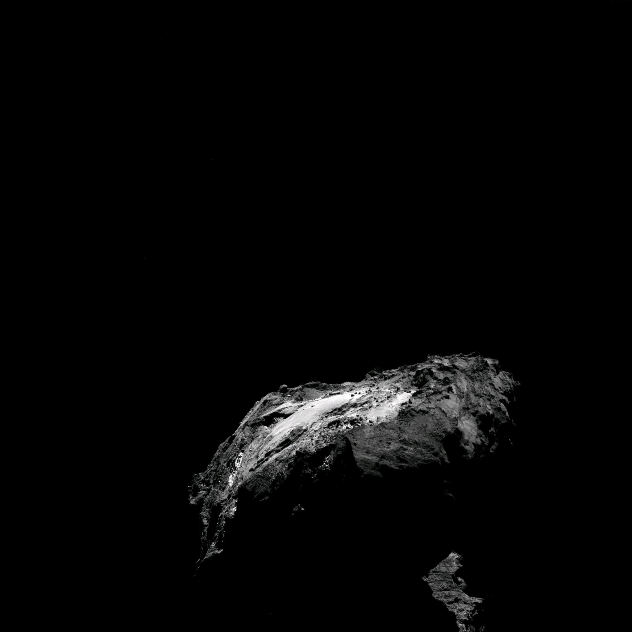 Comet 67P/Churyumov-Gerasimenko from Rosetta OSIRIS HD Wallpaper