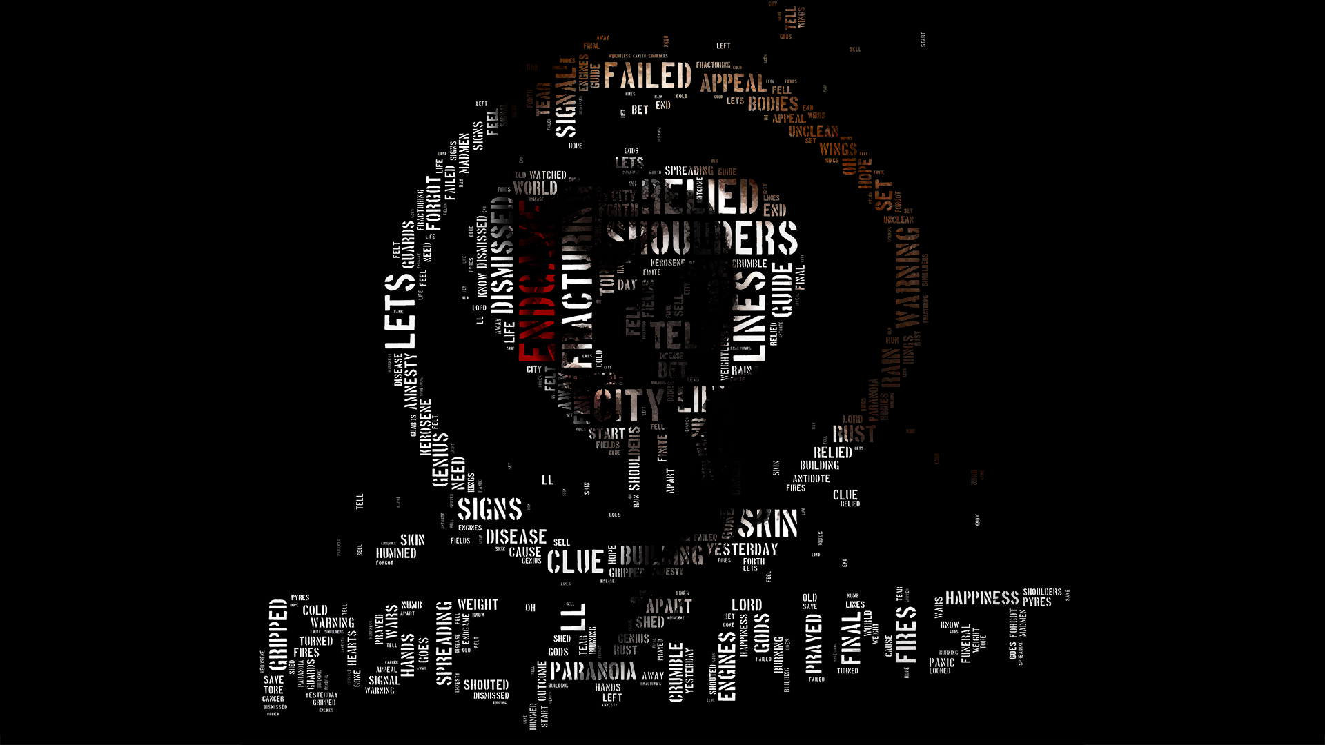 Rise Against album cover typography HD Wallpaper