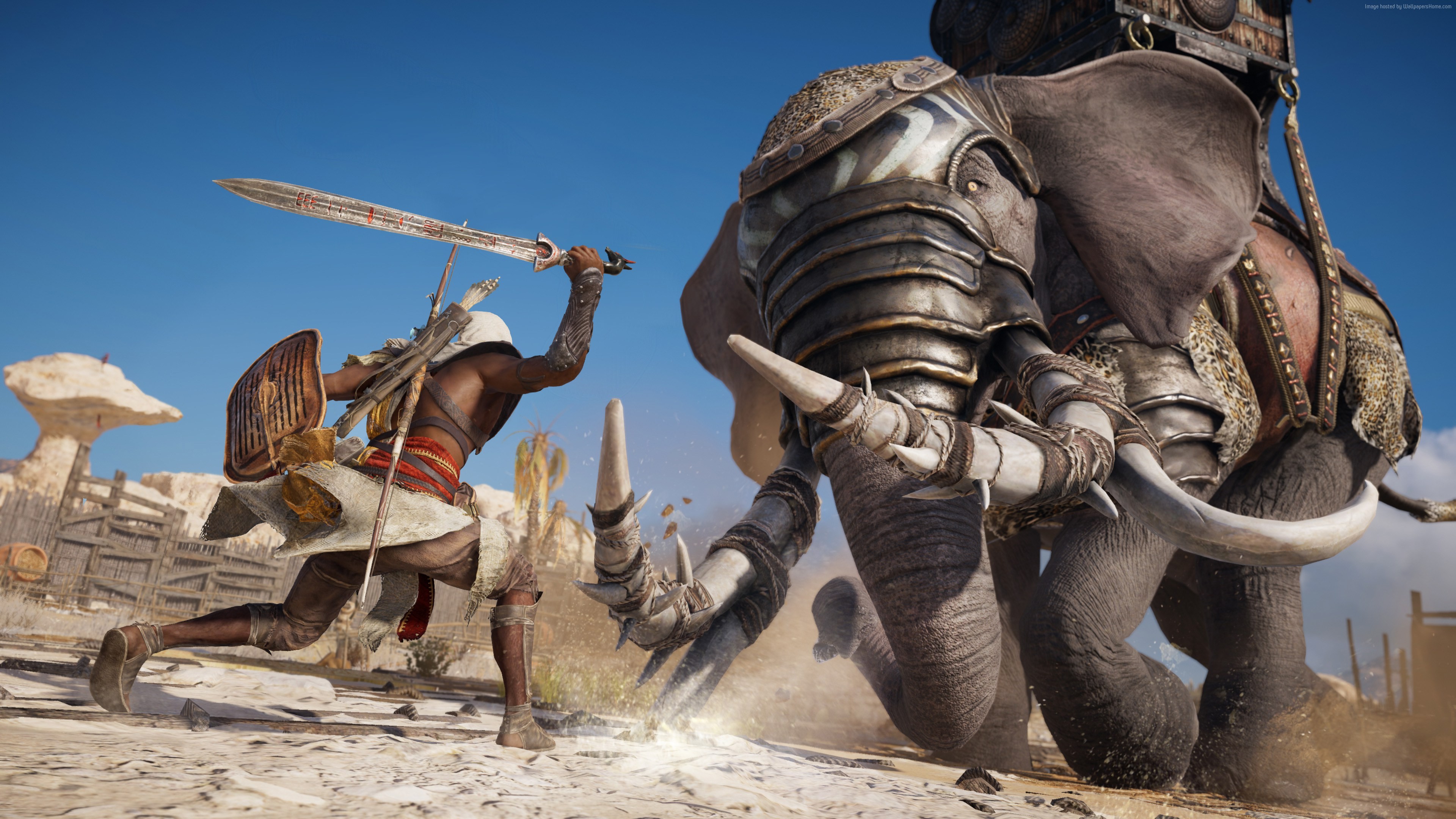 Assassin's Creed Origins 4K screenshot HD Wallpaper