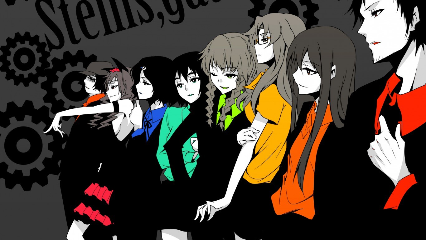 Characters from Steins;Gate HD Wallpaper