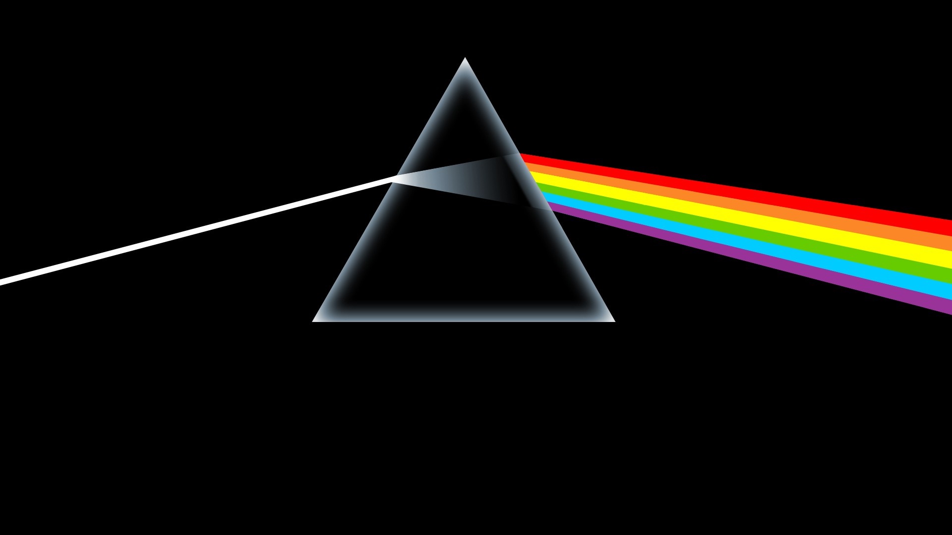 Pink Floyd's Dark Side of the Moon prism logo HD Wallpaper