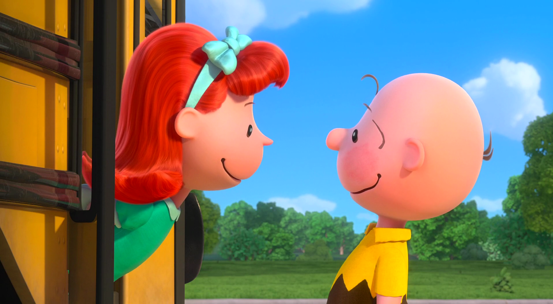 Charlie Brown and Patty from Peanuts HD Wallpaper