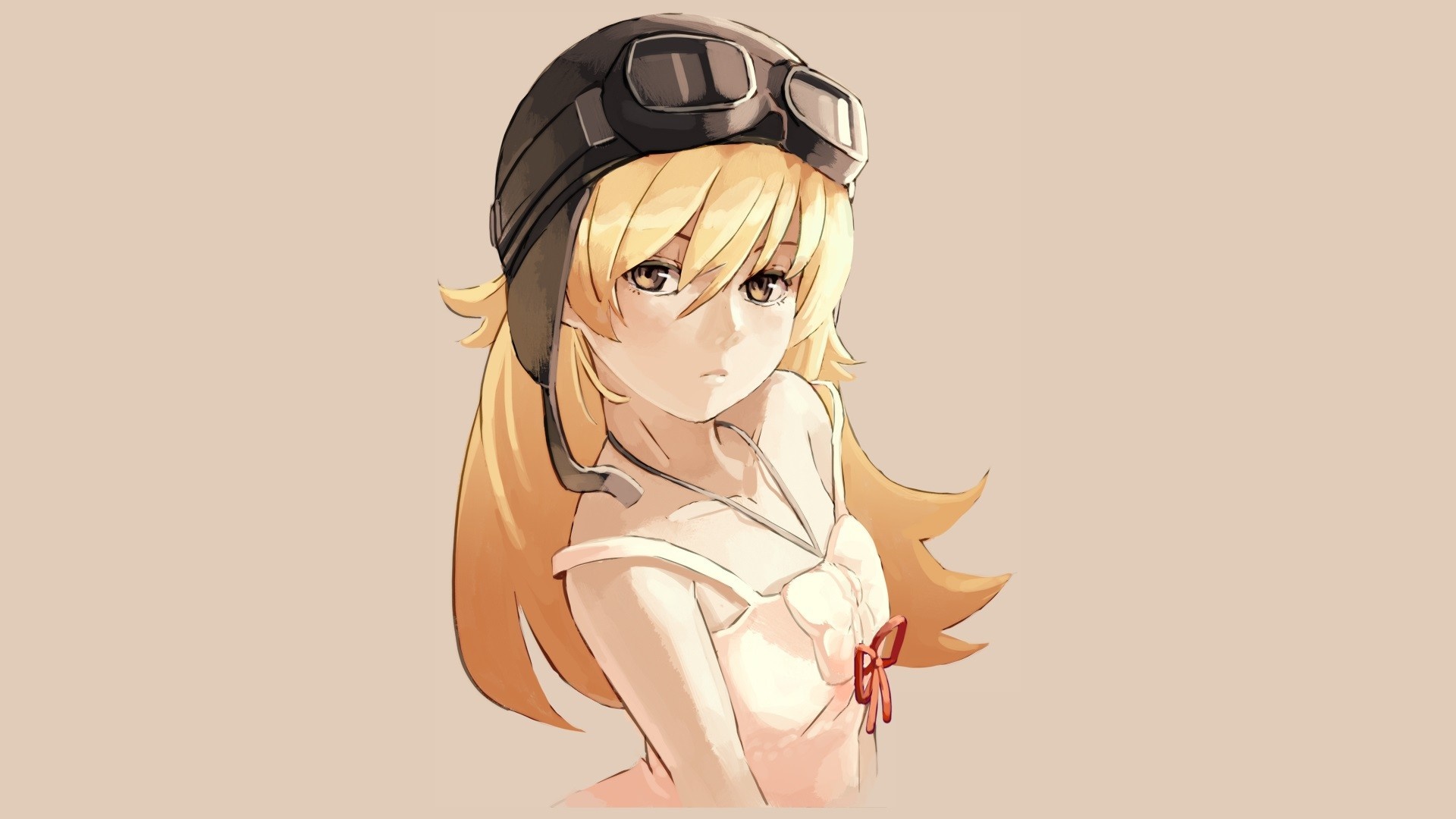 Oshino Shinobu from Monogatari Series HD Wallpaper