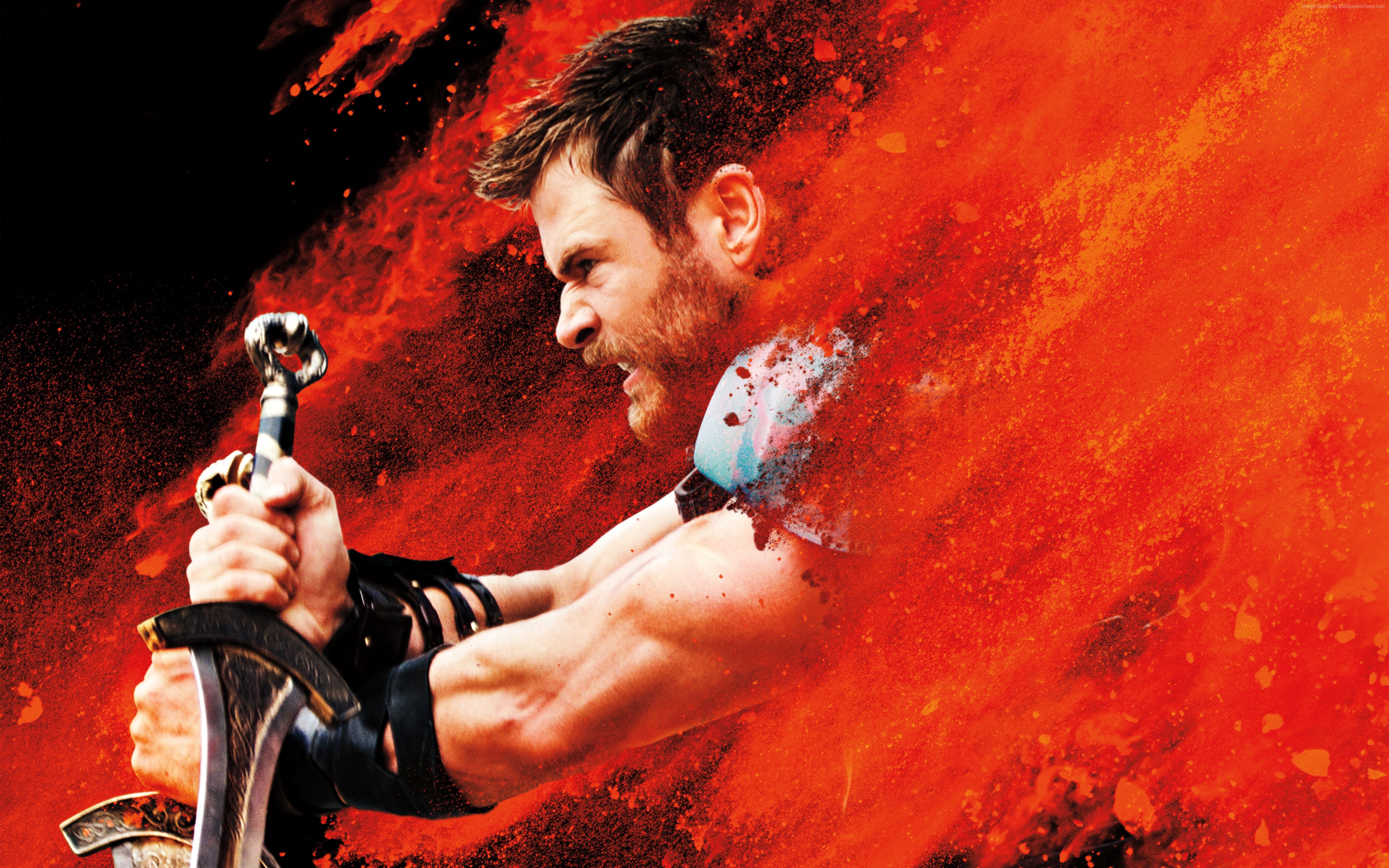 Thor from Thor: Ragnarok 4K HD Wallpaper