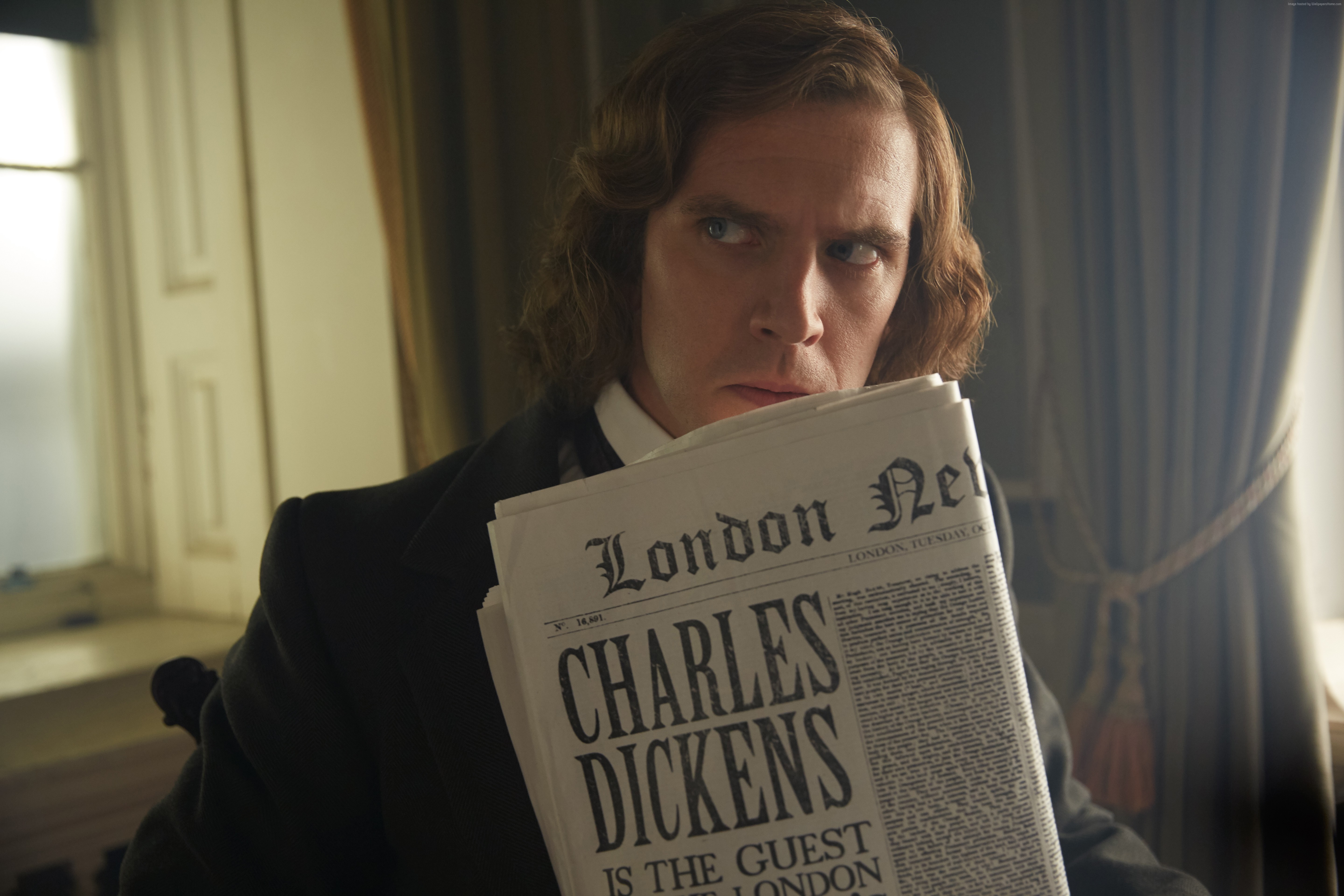 Dan Stevens as Charles Dickens in The Man Who Invented Christmas HD Wallpaper