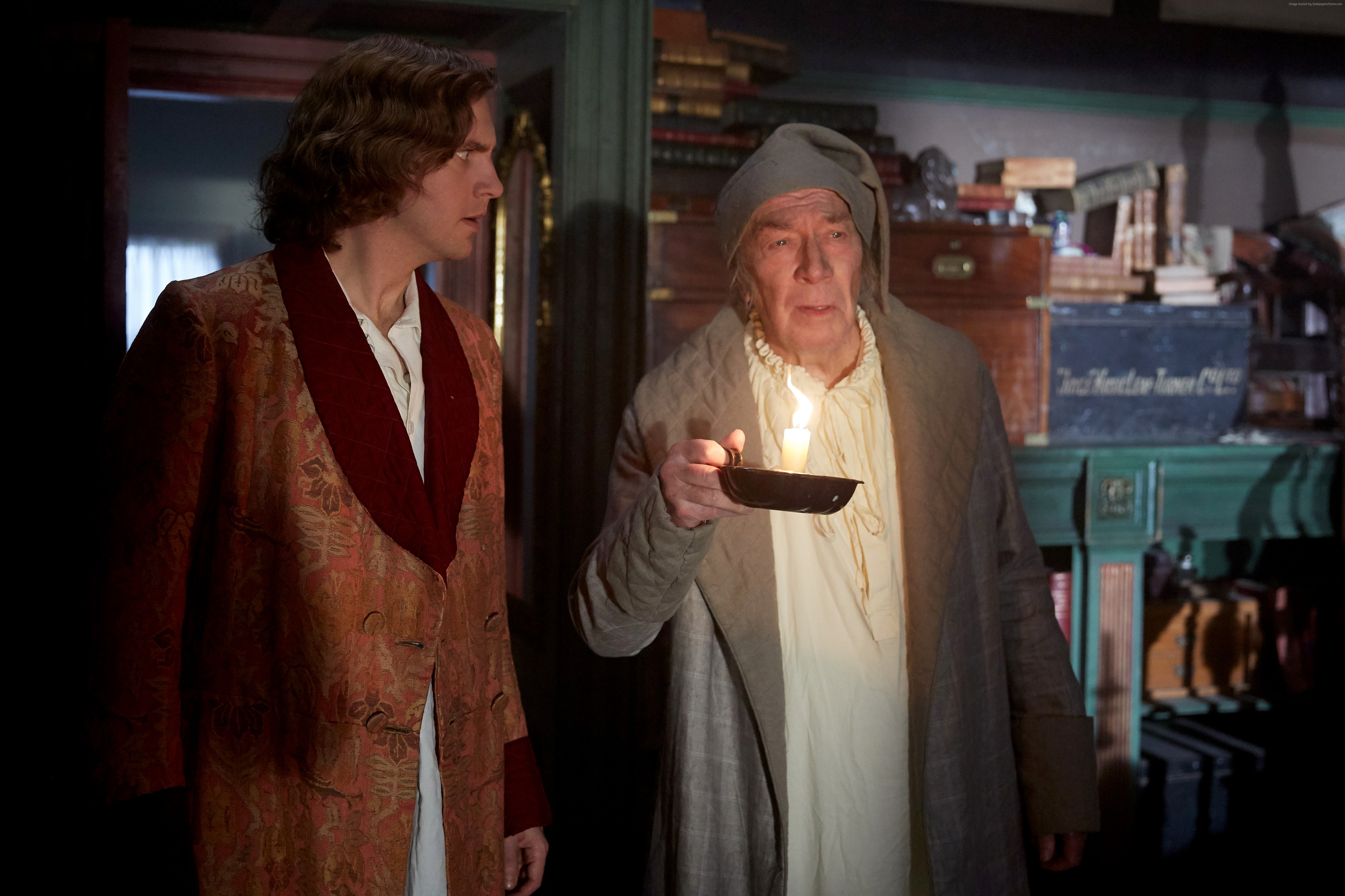 The Man Who Invented Christmas: Dan Stevens and Christopher Plummer HD Wallpaper