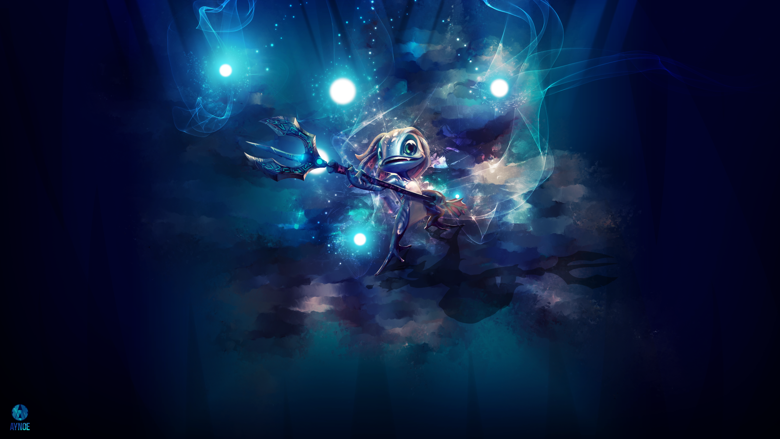 Nami from League of Legends underwater HD Wallpaper