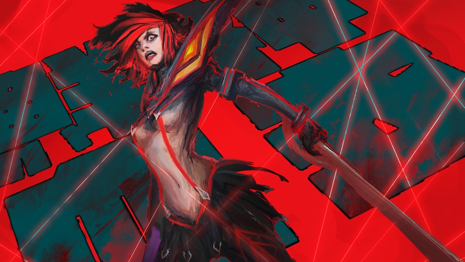 Ryuko Matoi from Kill la Kill HD Wallpaper
