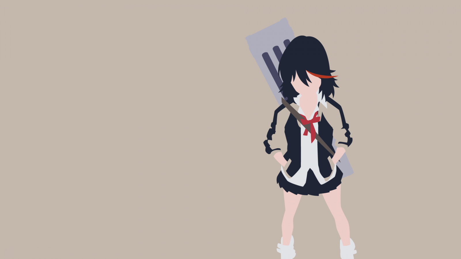 Ryuko Matoi from Kill la Kill HD Wallpaper