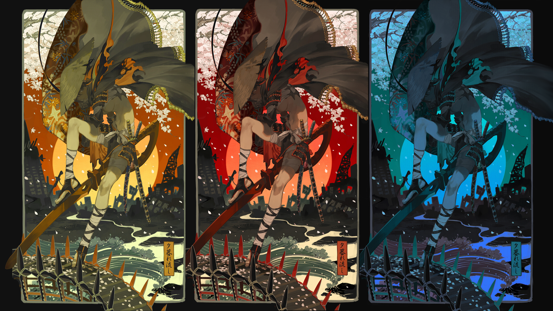 Matoi Ryuko from Kill la Kill poster HD Wallpaper