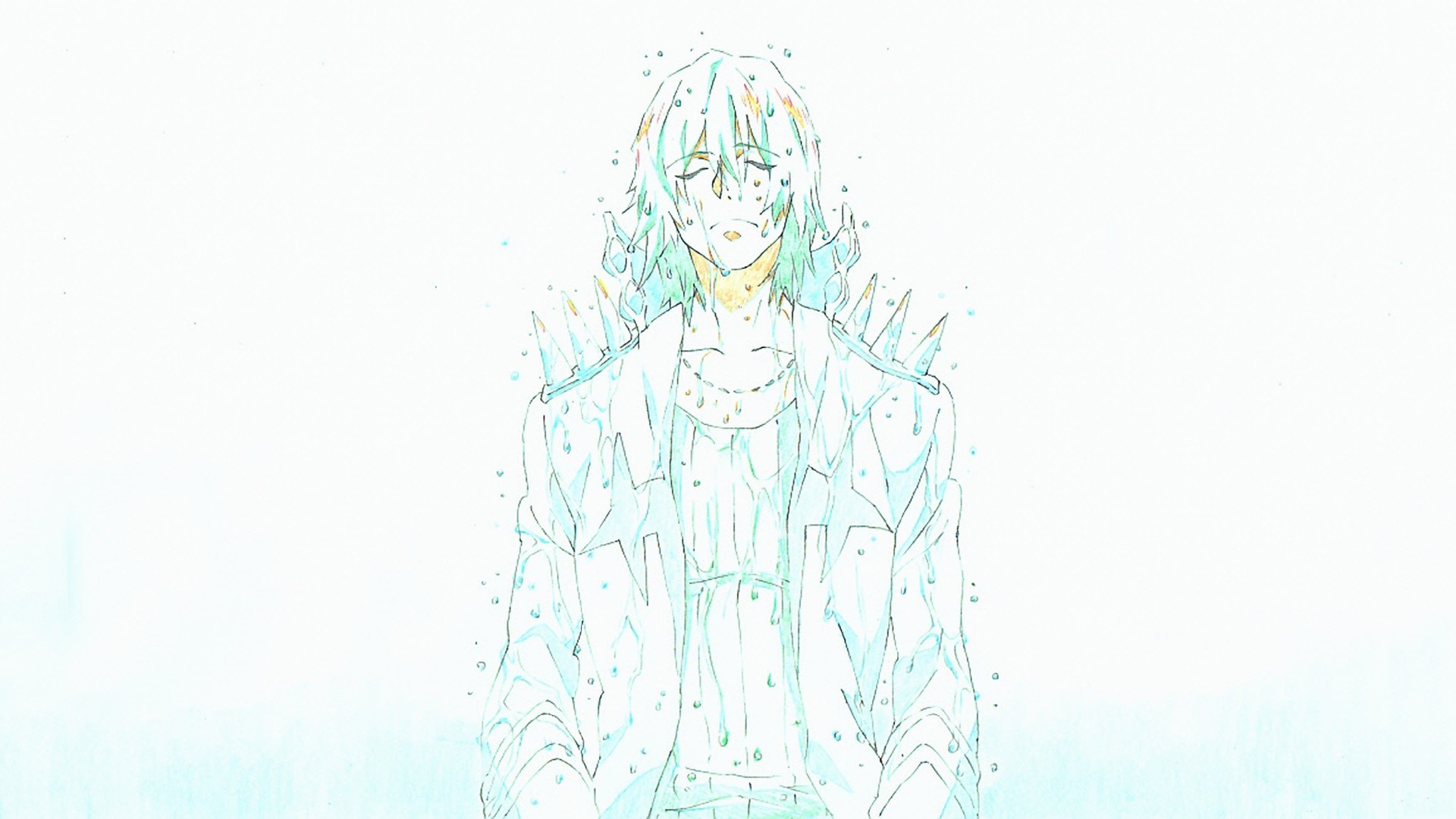 Character from Kill la Kill in a sketch HD Wallpaper