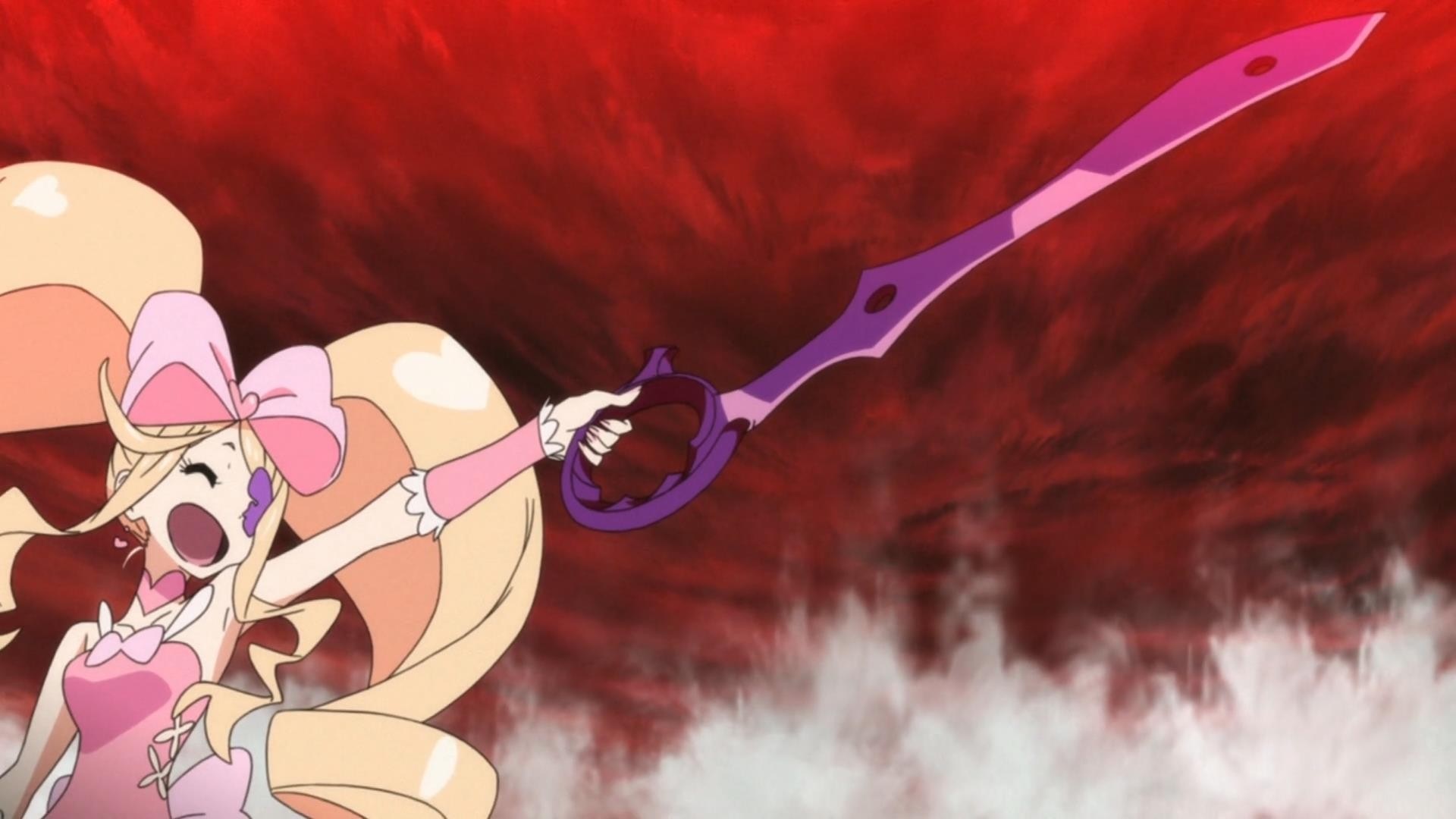 Harime Nui from Kill la Kill holding a scissor blade HD Wallpaper