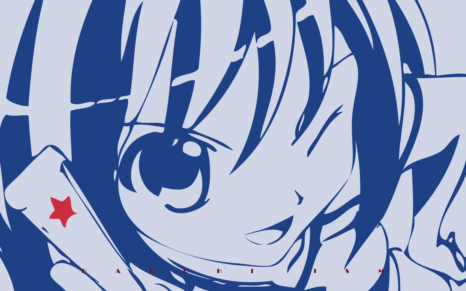 Haruhi Suzumiya from The Melancholy of Haruhi Suzumiya HD Wallpaper