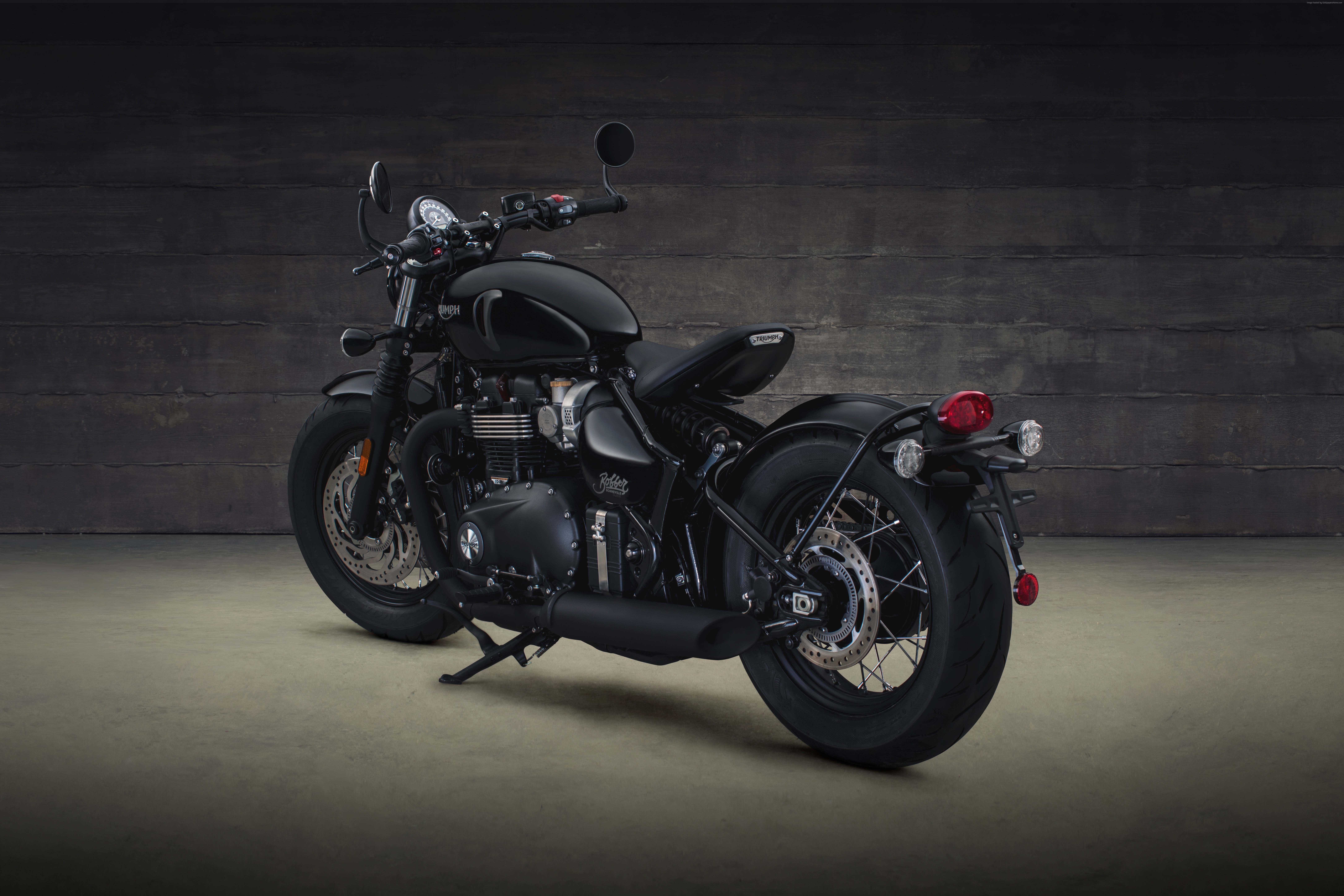 Triumph Bonneville Bobber motorcycle HD Wallpaper