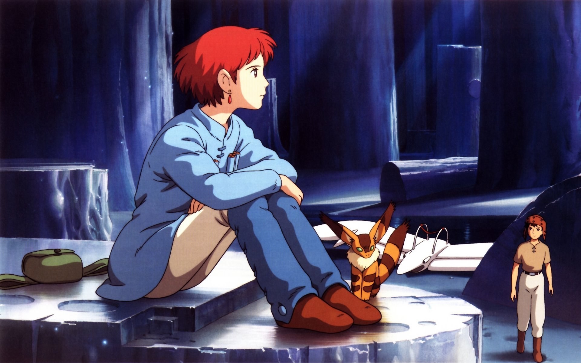 Nausicaa and Teto from Nausicaä of the Valley of the Wind HD Wallpaper