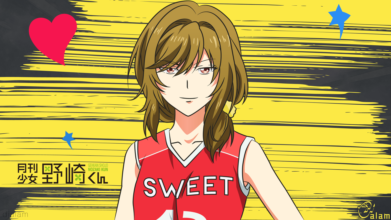 Yuzuki Seo from Gekkan Shoujo Nozaki-kun HD Wallpaper