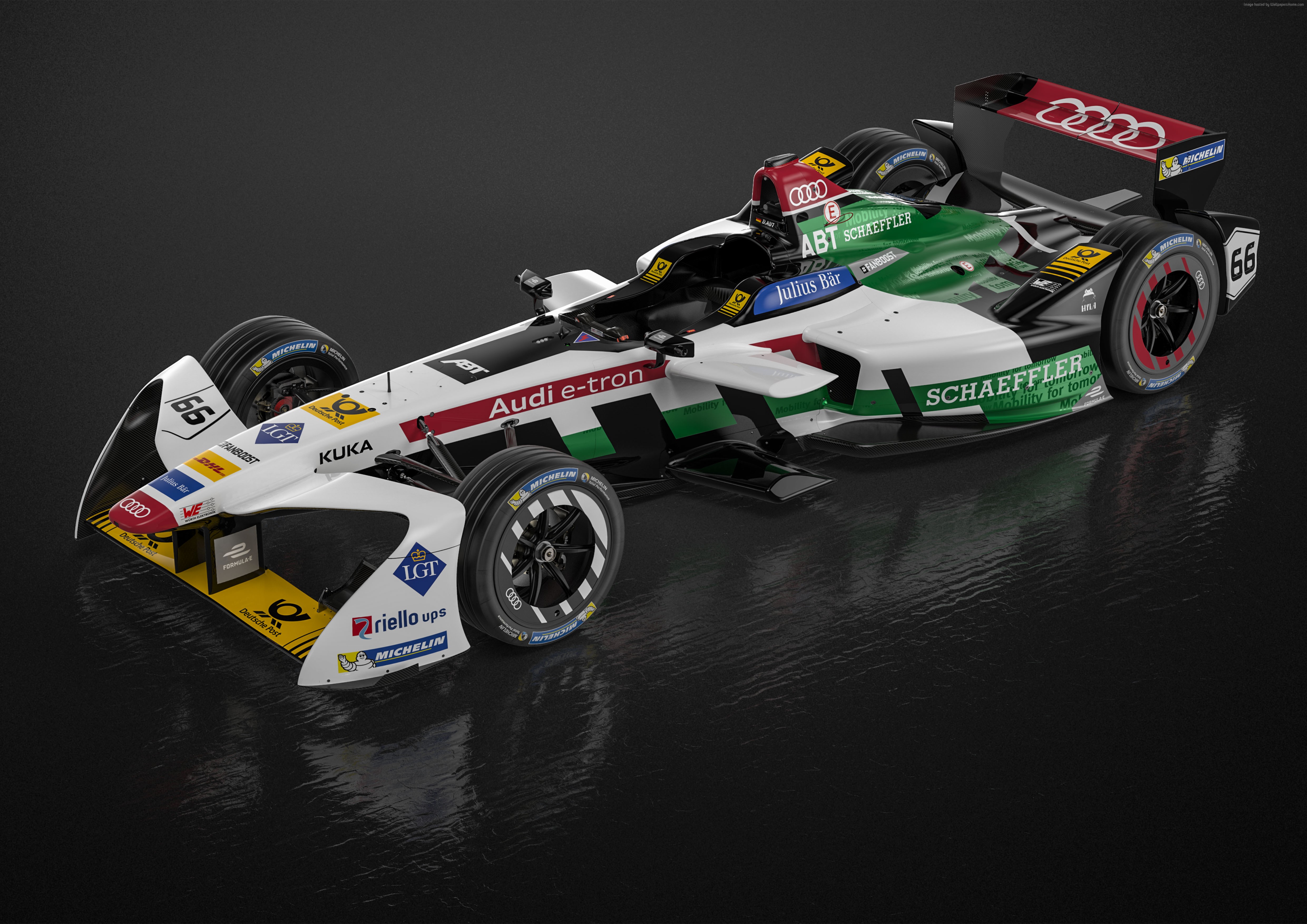 Audi FE04 Formula E Race Car HD Wallpaper