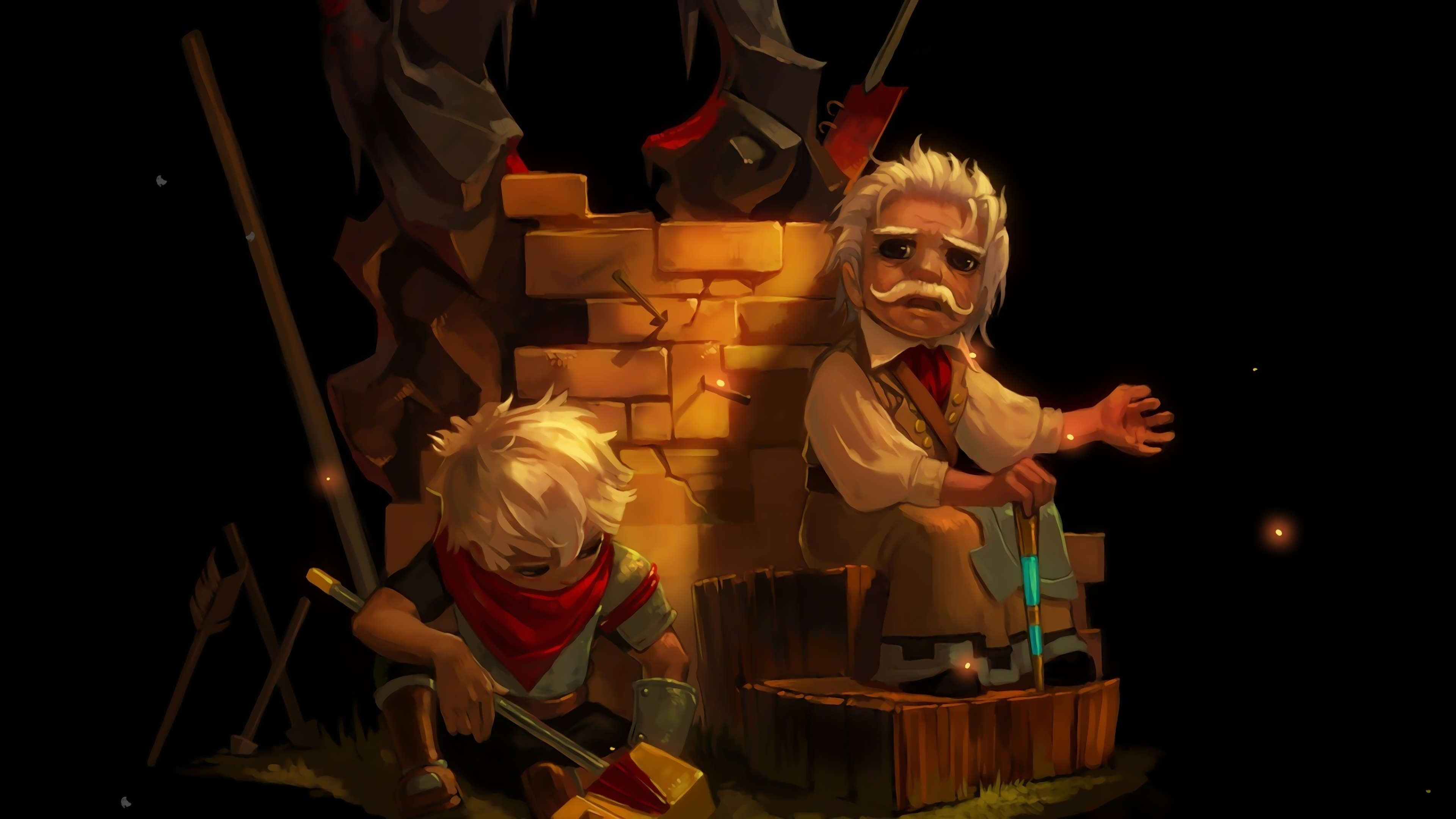 Bastion screenshot HD Wallpaper