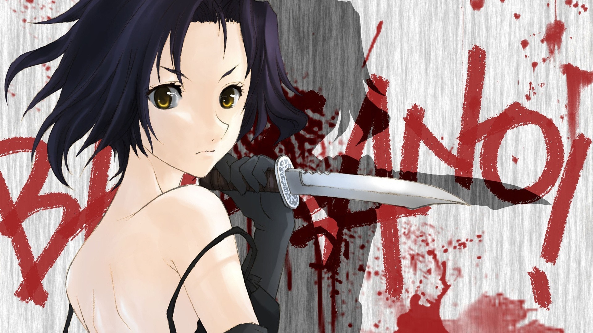 Girl with knife from Baccano! HD Wallpaper