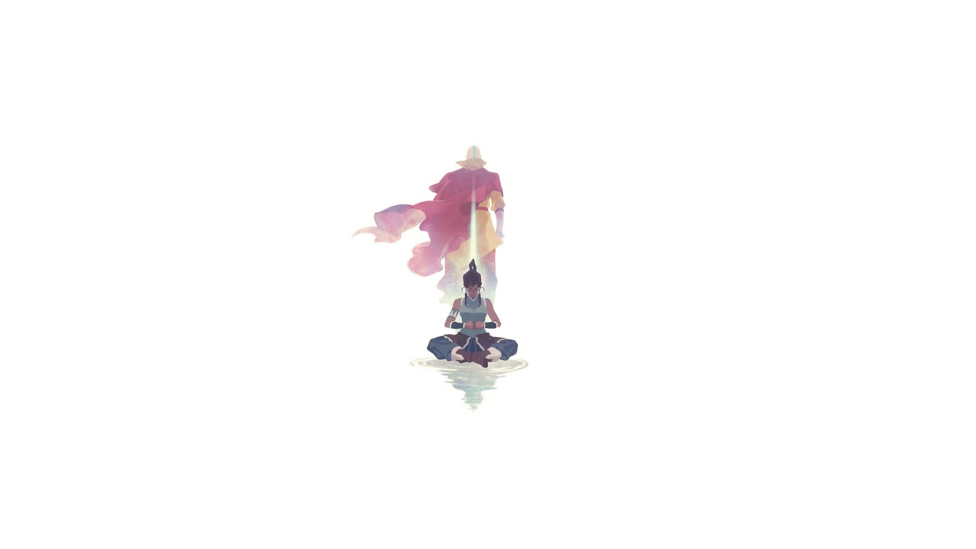 Korra from The Legend of Korra meditating HD Wallpaper