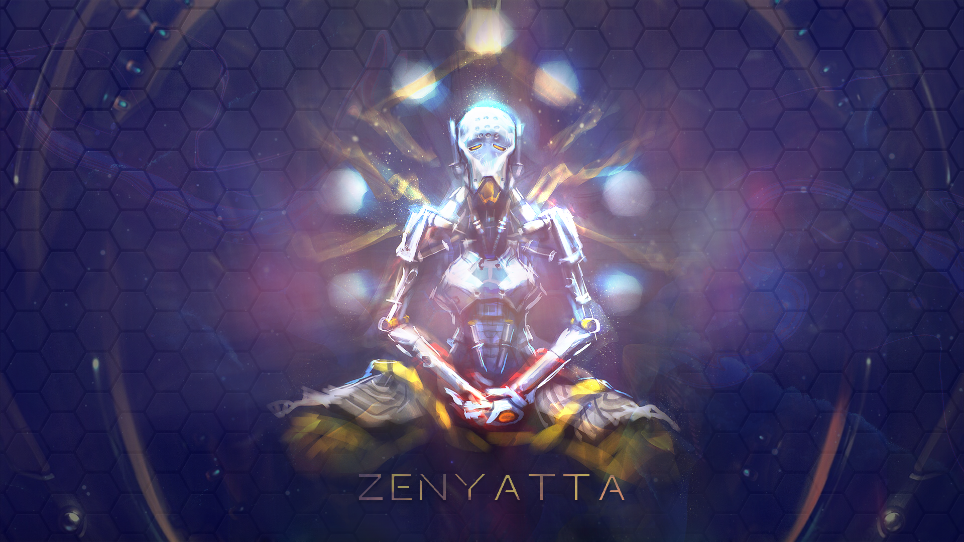 Zenyatta from Overwatch HD Wallpaper