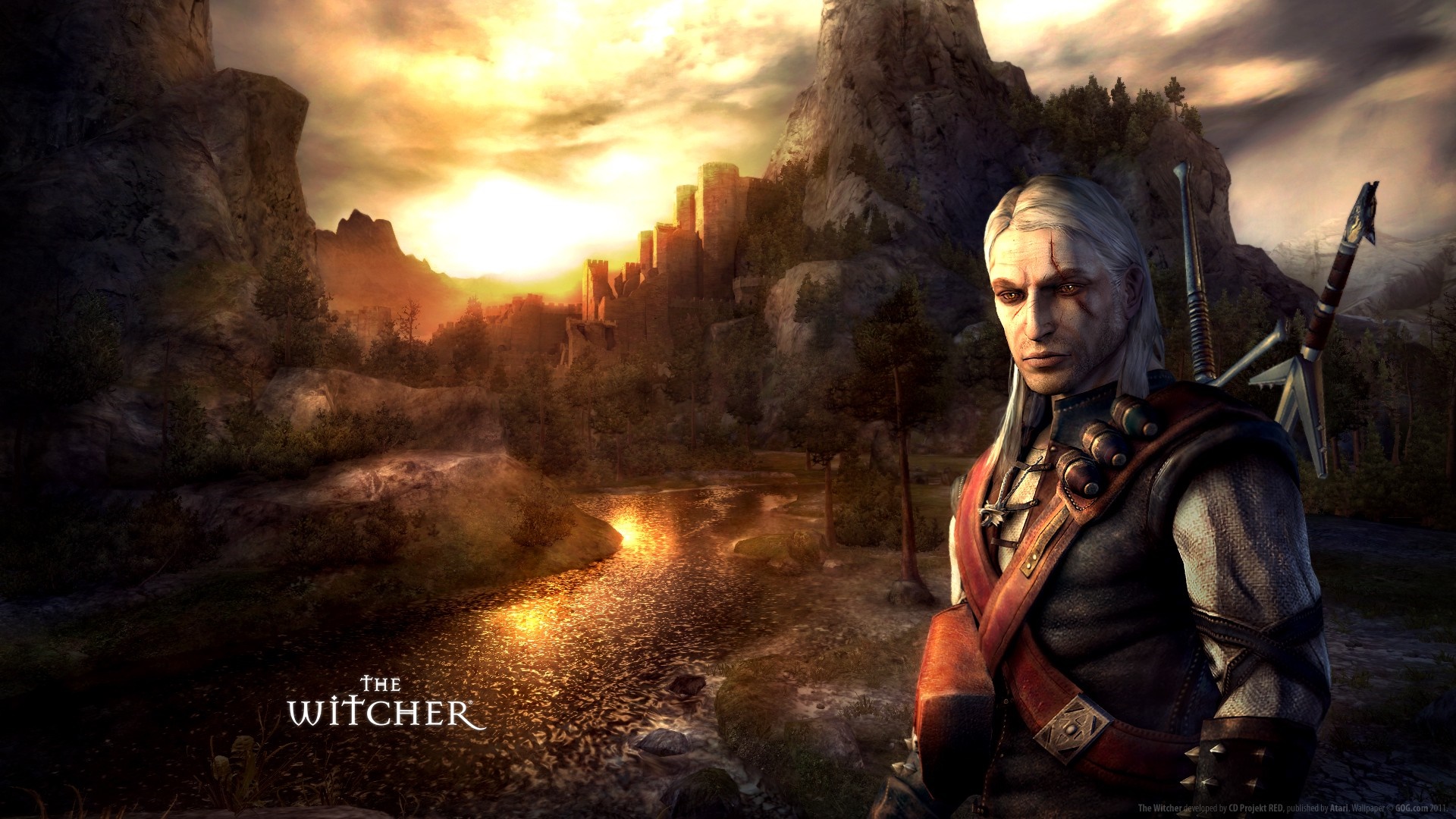 Geralt of Rivia from The Witcher HD Wallpaper