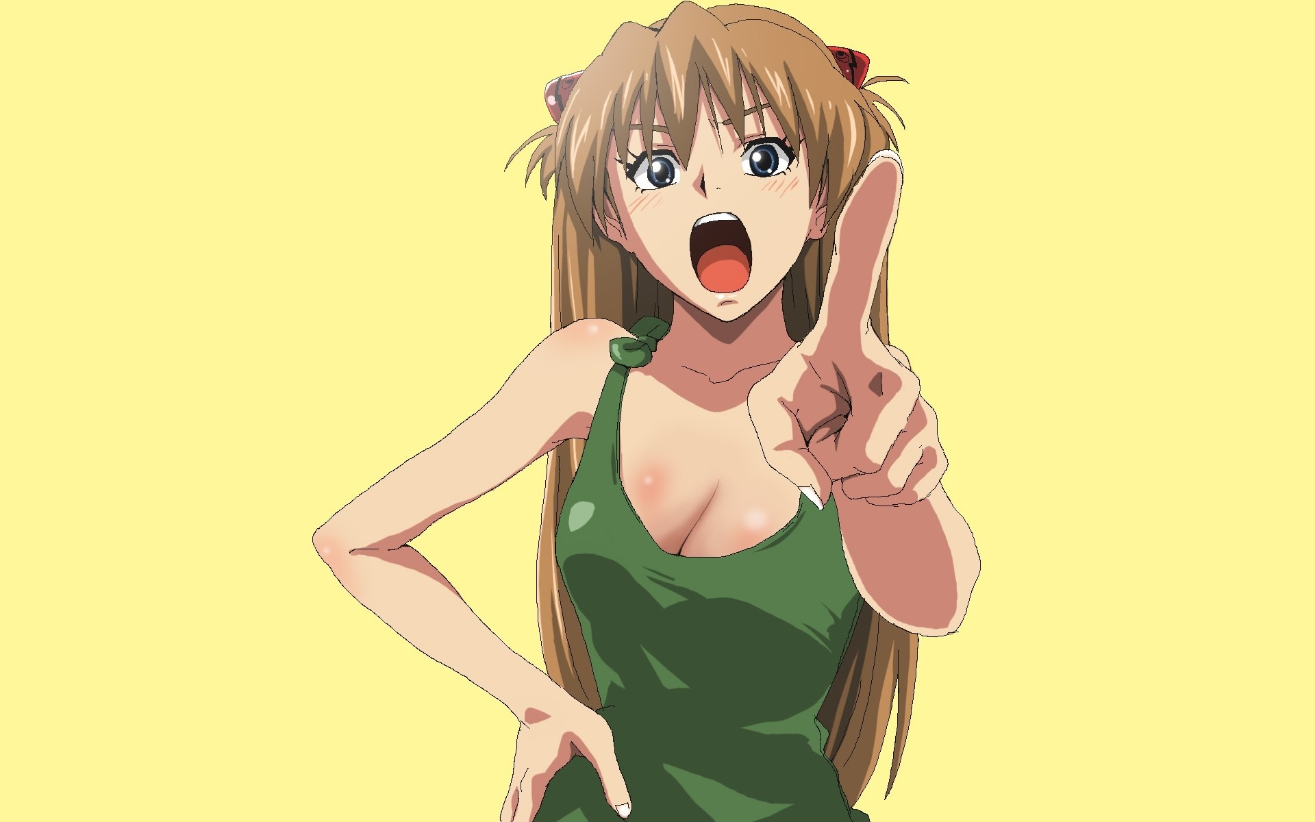 Asuka Langley Soryu from Neon Genesis Evangelion HD Wallpaper