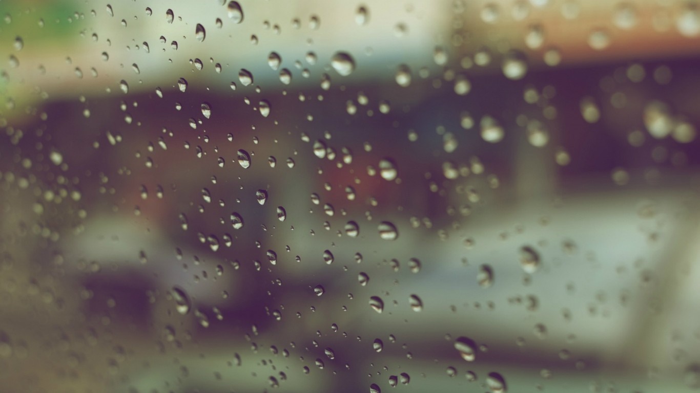 Water drops on glass texture HD Wallpaper