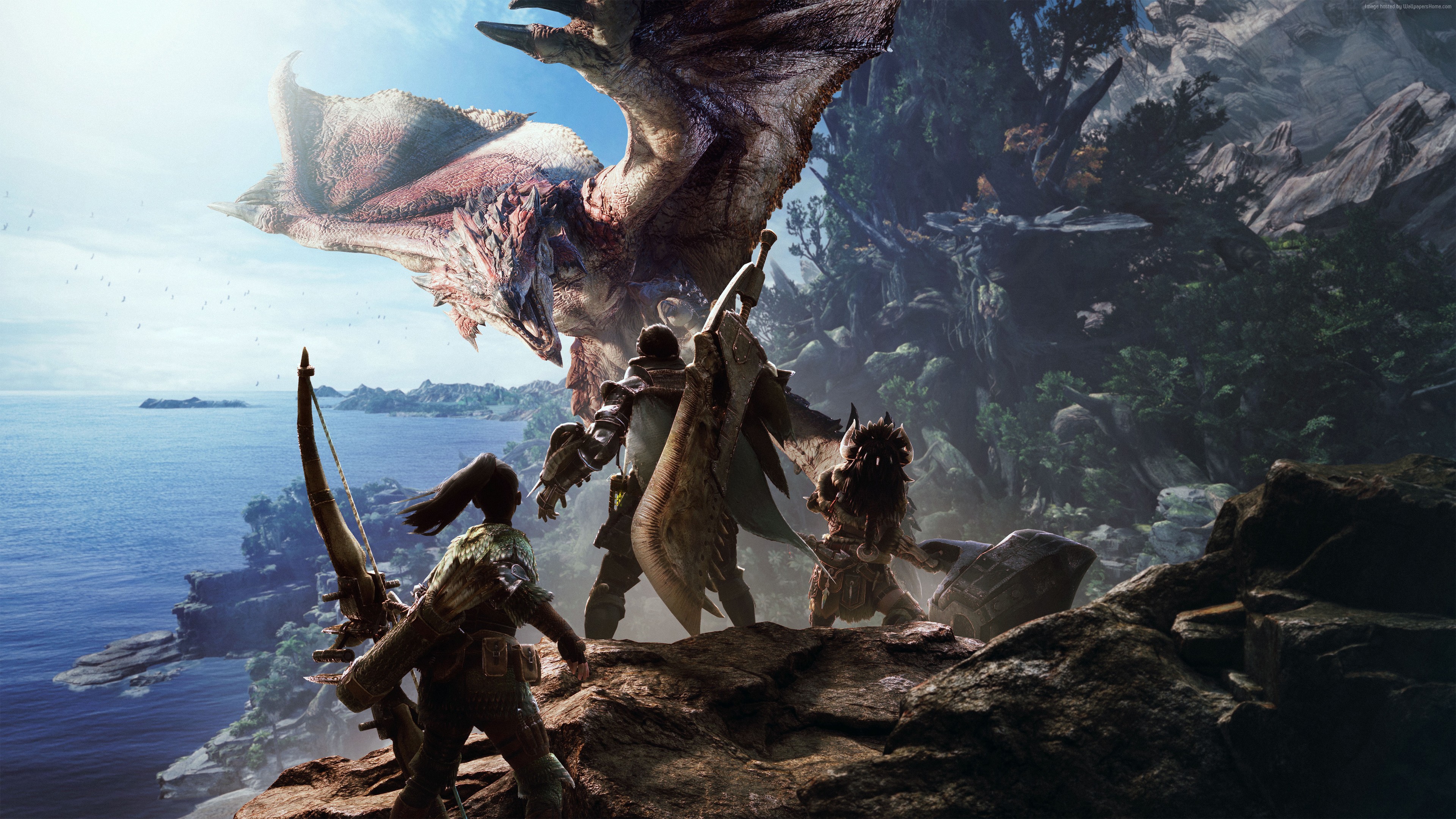 Monster Hunter 4K screenshot from Tokyo Game Show 2017 HD Wallpaper