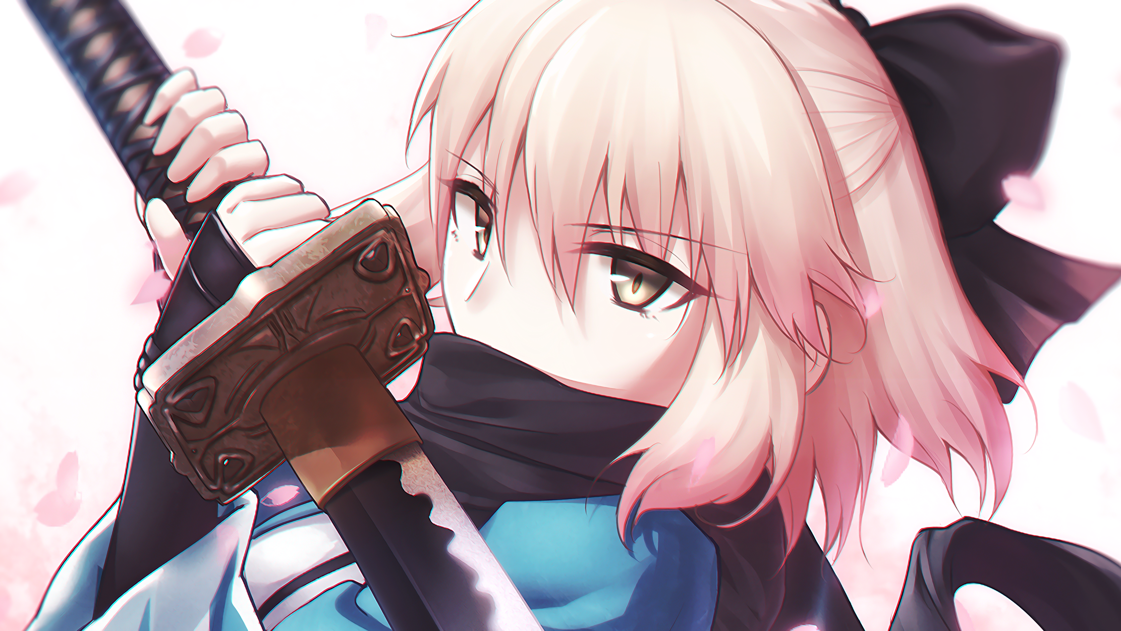 Okita Souji from Fate Series HD Wallpaper