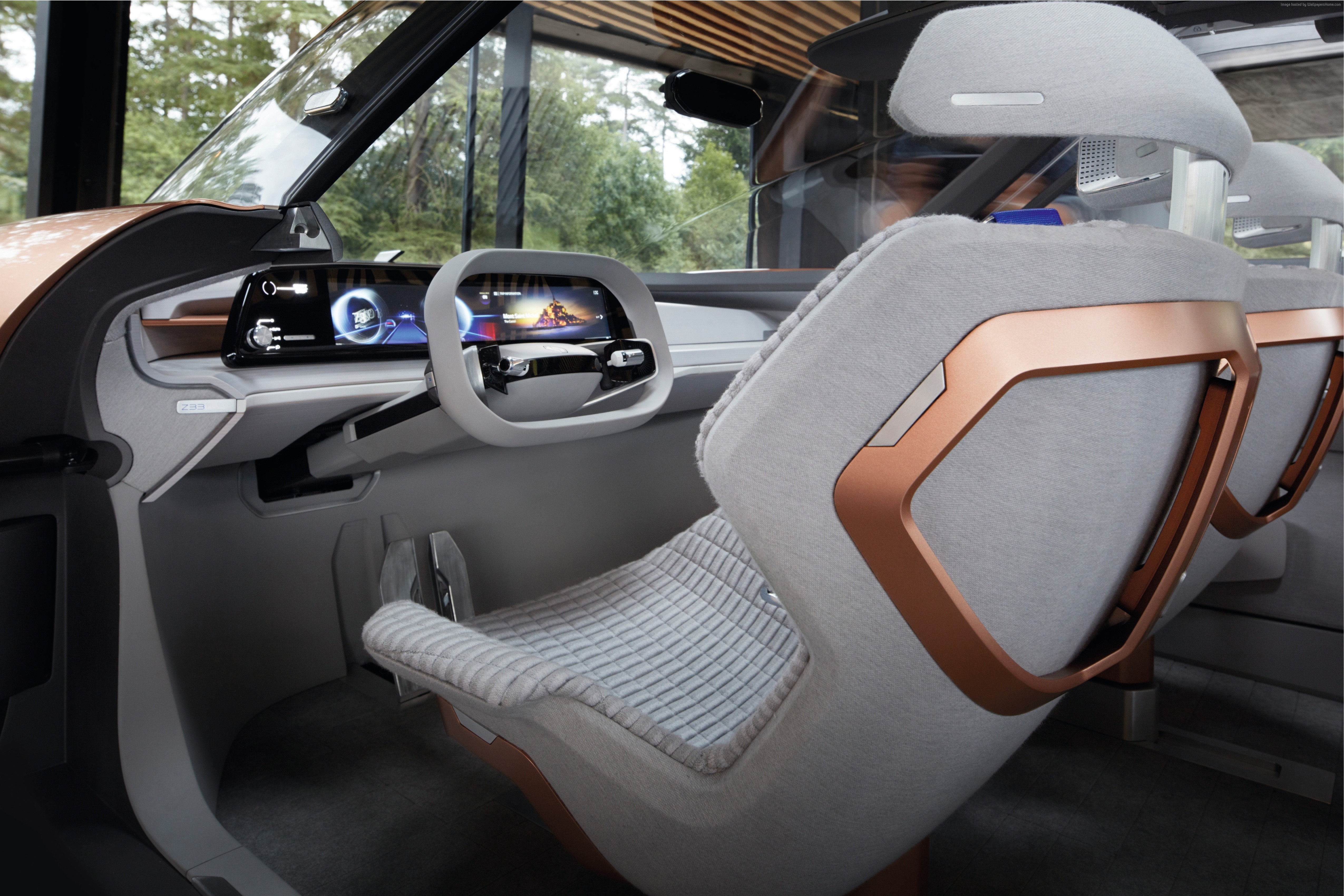 Renault Symbioz electric car interior HD Wallpaper