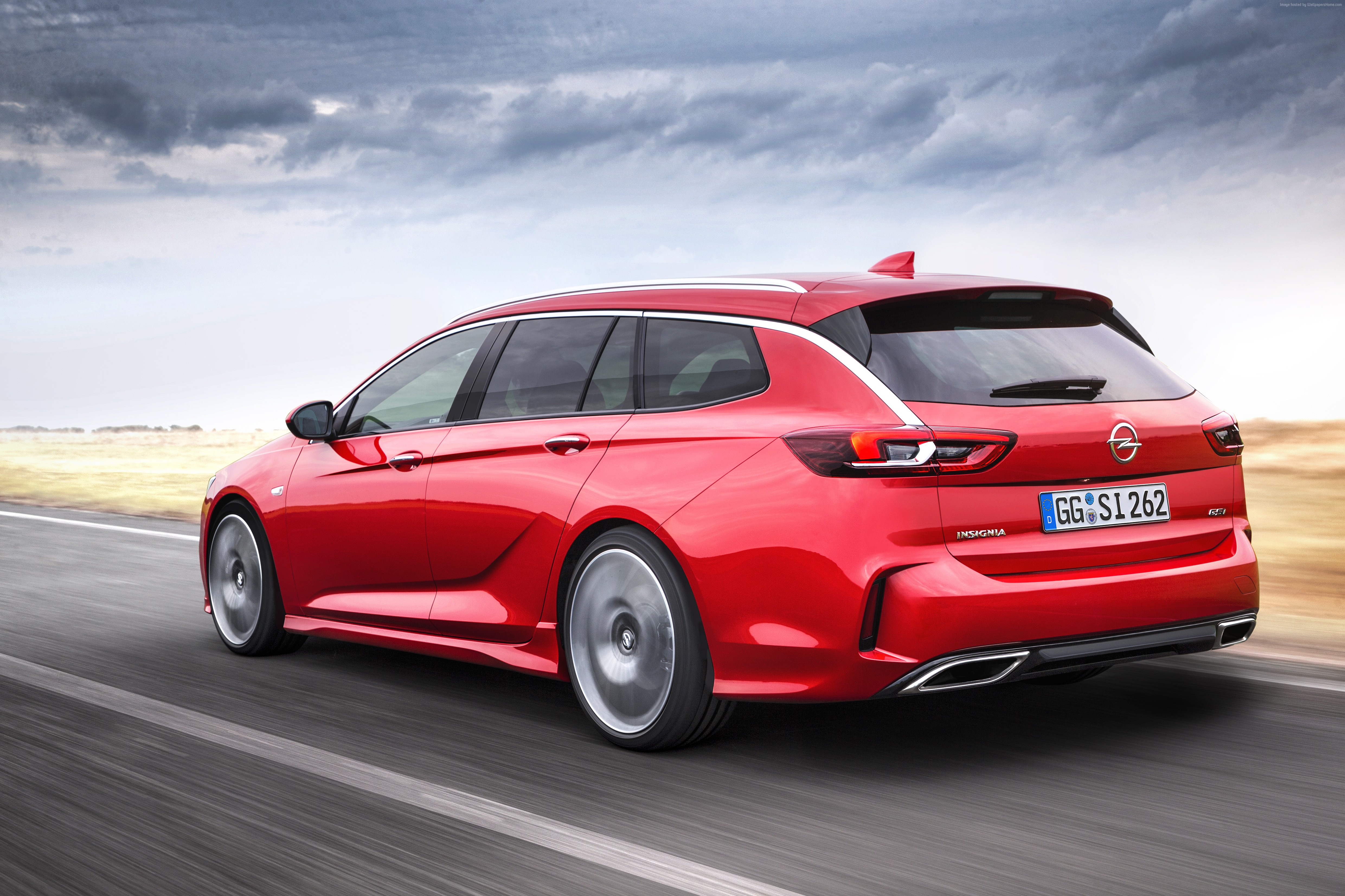 Red Opel Insignia GSi 4K HD Wallpaper