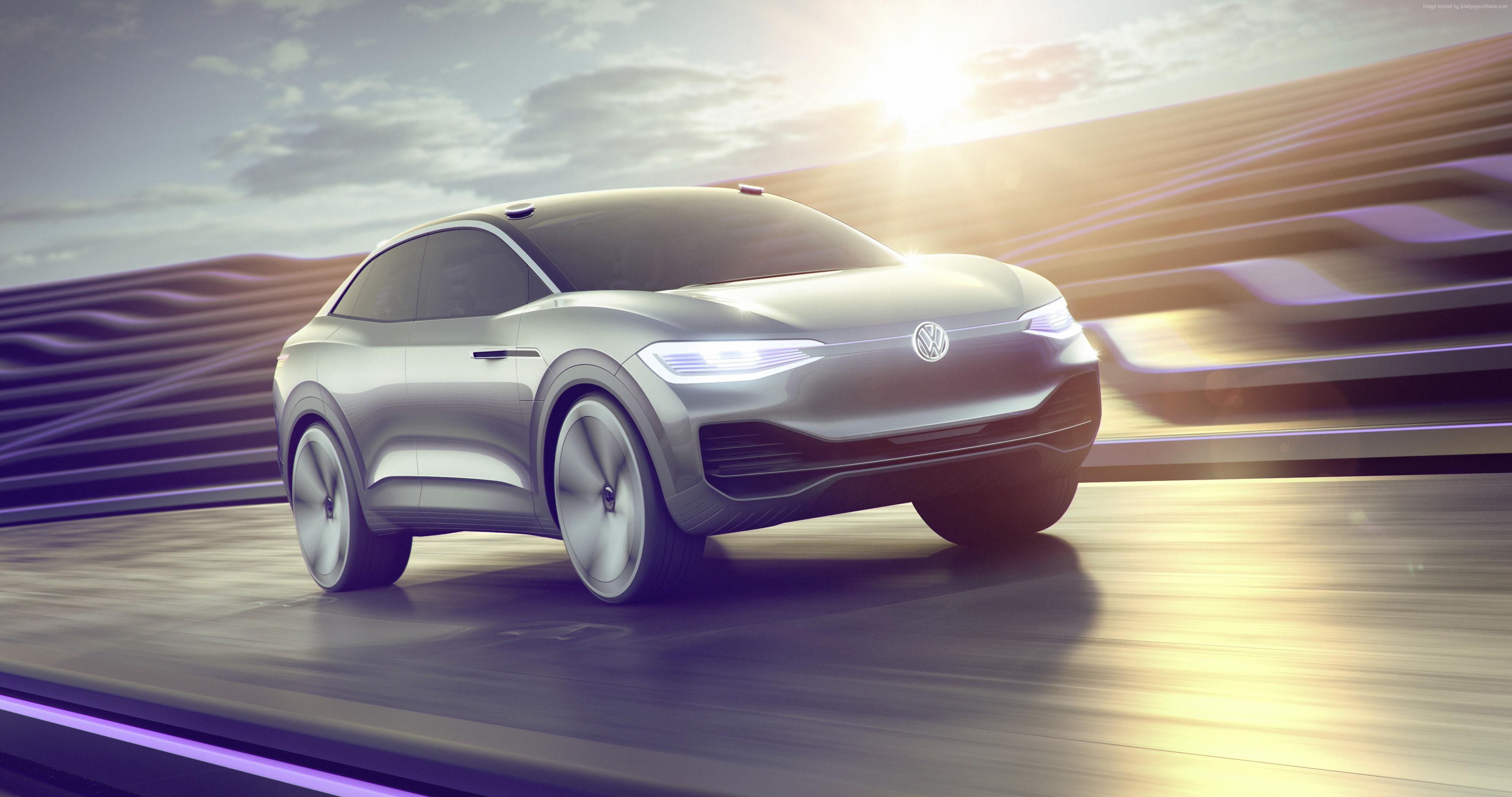 4K Volkswagen I.D. CROZZ II electric car HD Wallpaper
