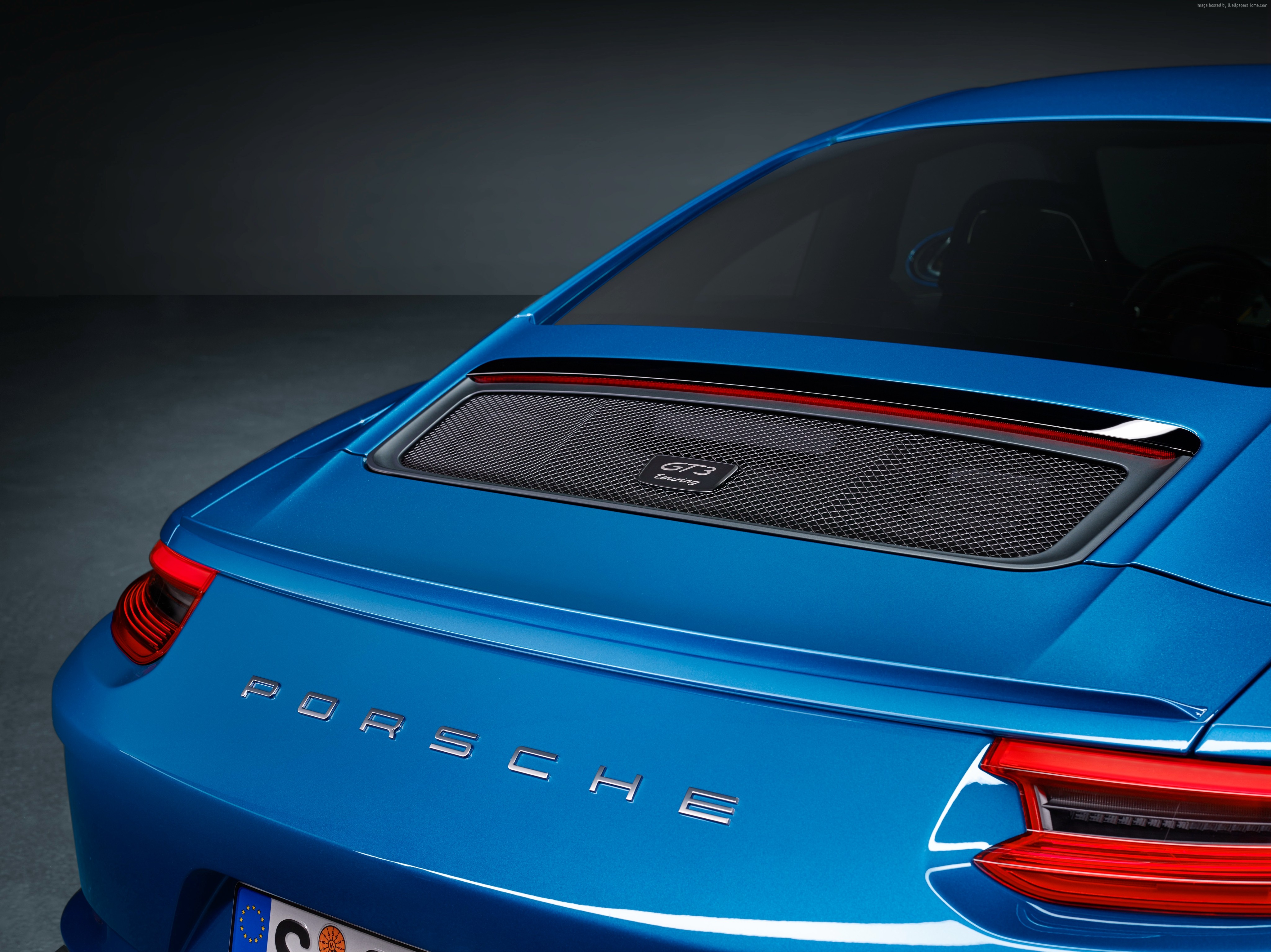 Blue Porsche 911 GT3 Touring Package HD Wallpaper