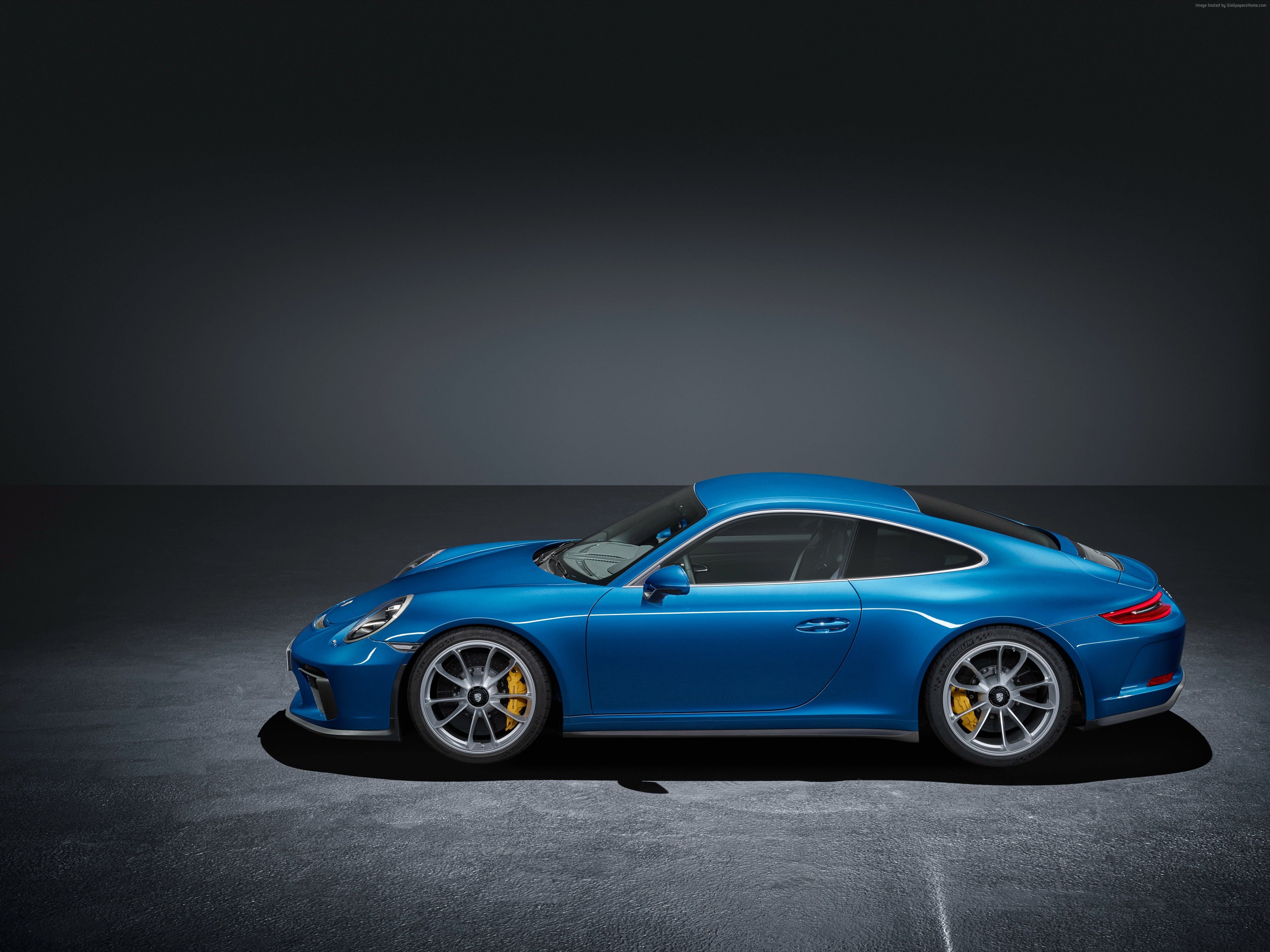 Blue Porsche 911 GT3 Touring Package 4K HD Wallpaper