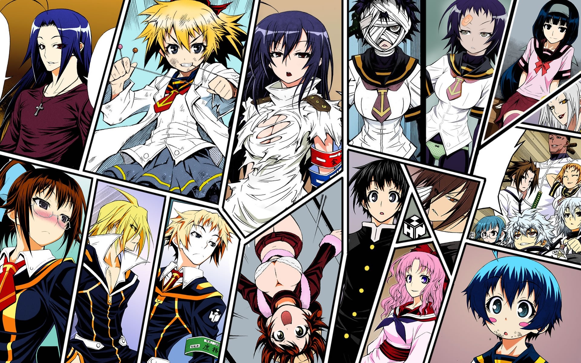 Medaka Box Anime Illustration of Anime Girl HD Wallpaper