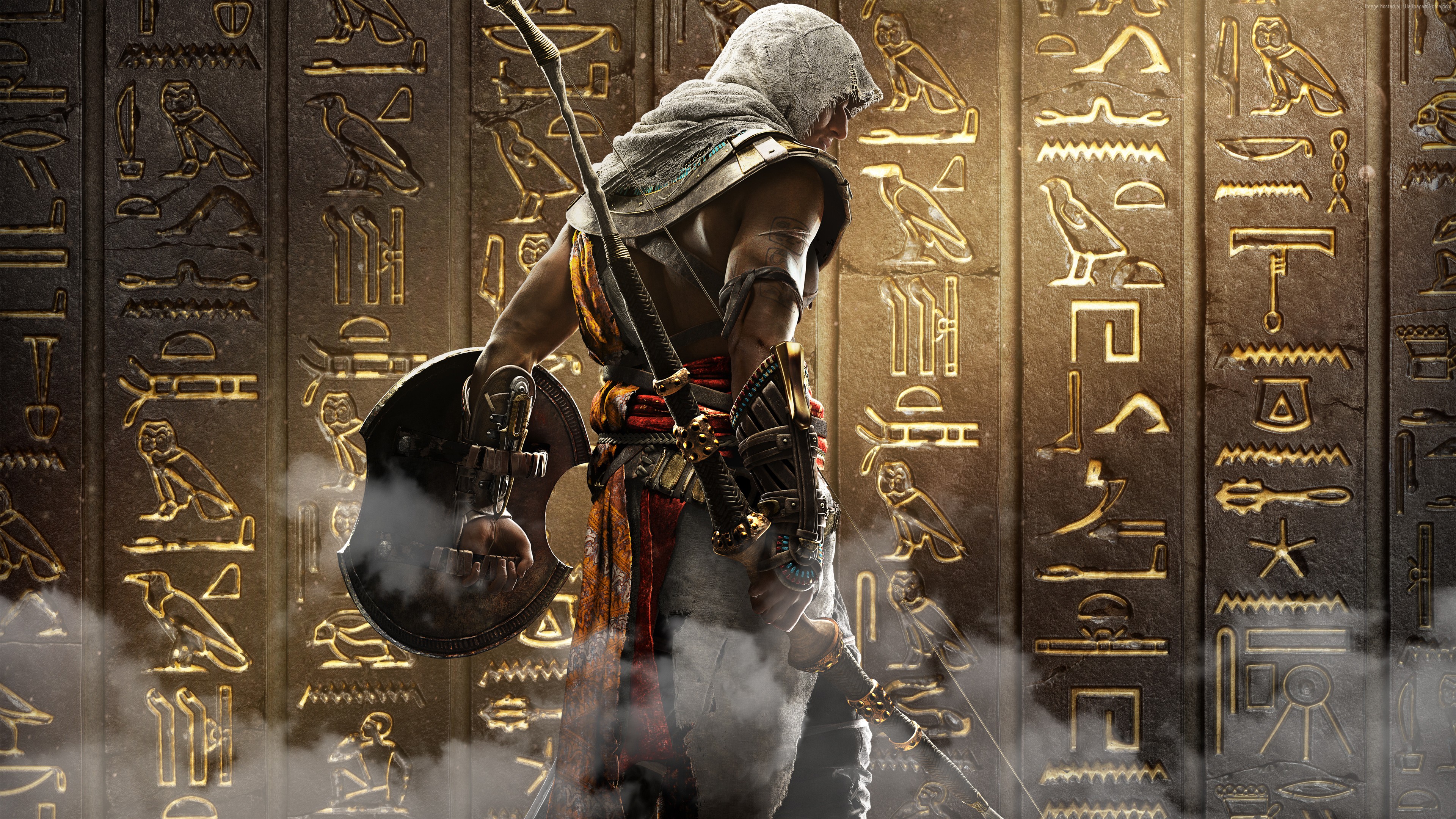 Bayek from Assassin's Creed Origins 4K E3 2017 Poster HD Wallpaper