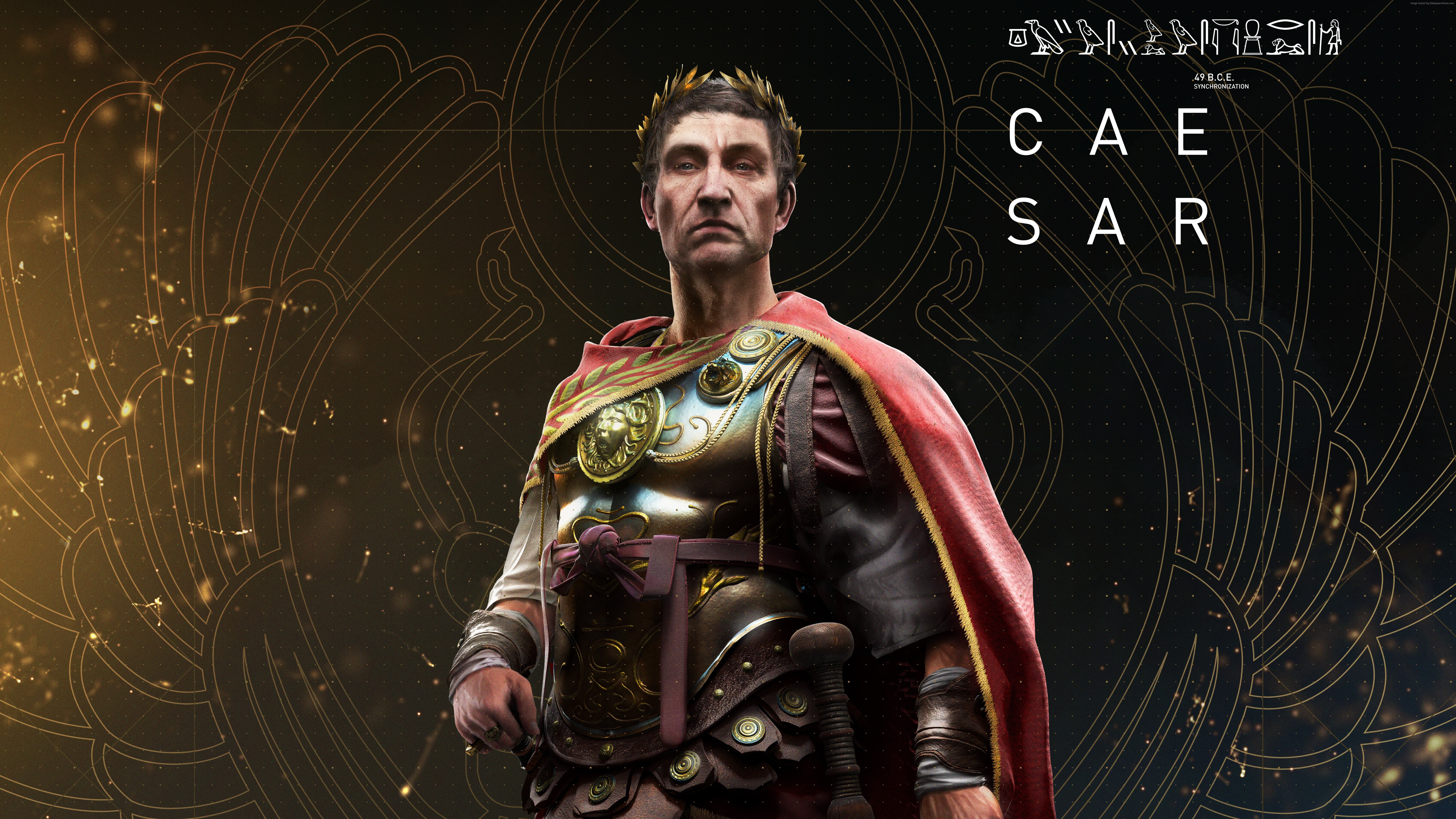 Julius Caesar from Assassin's Creed Origins HD Wallpaper