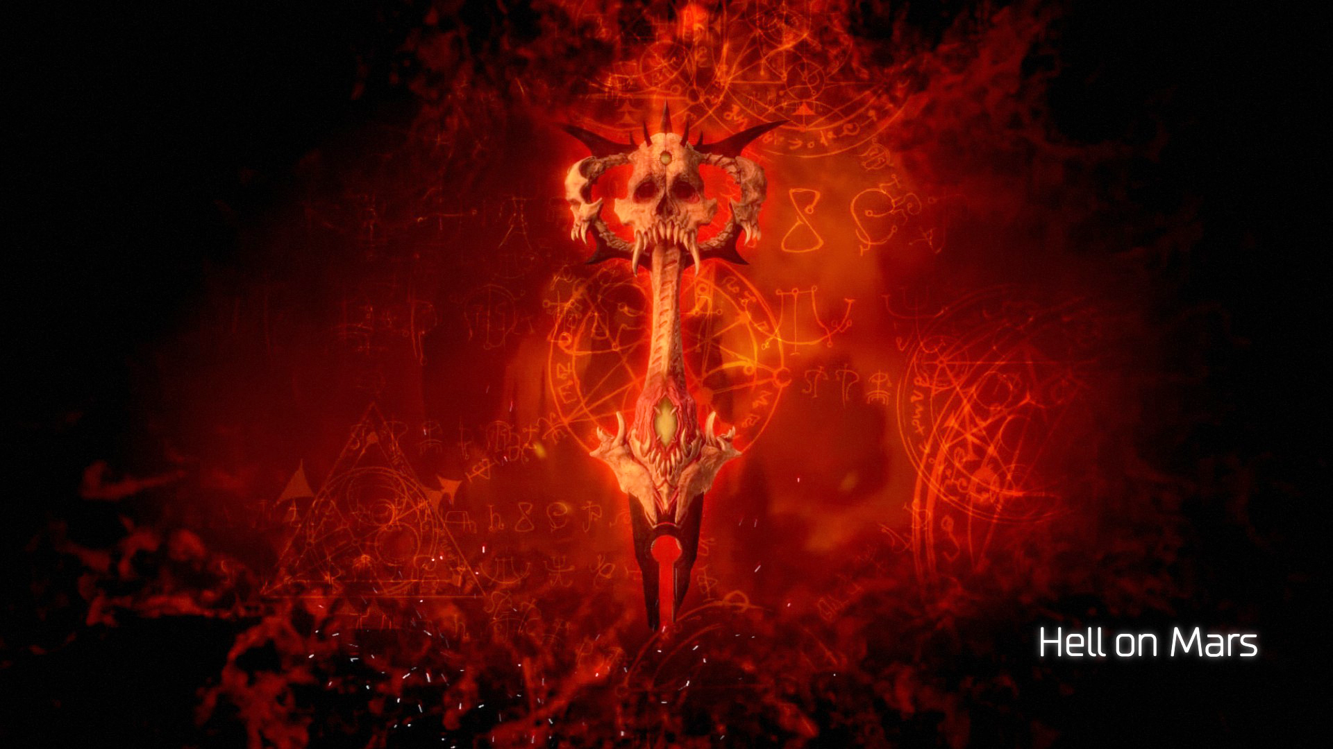 Doom 4 Hell on Mars weapon HD Wallpaper